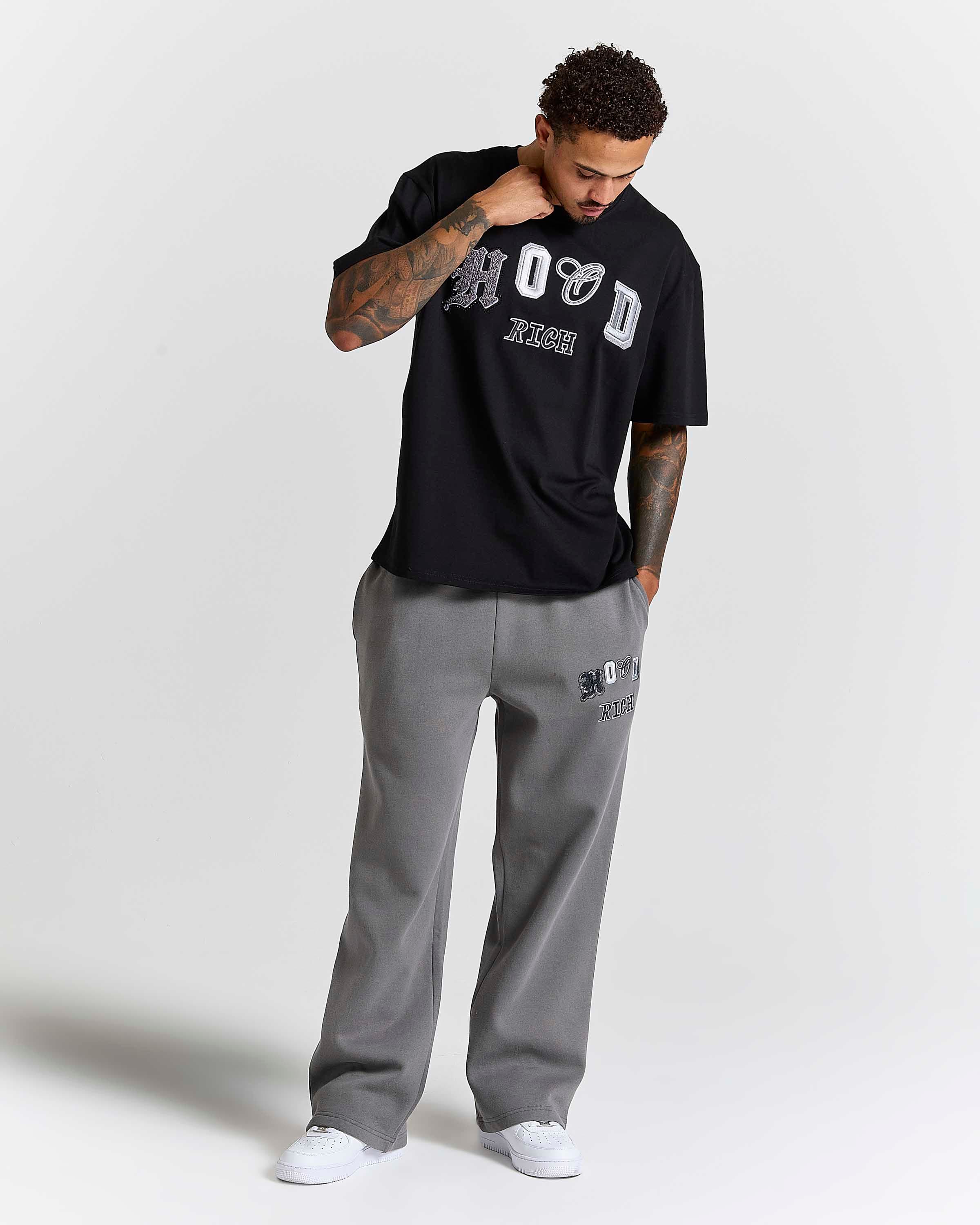 Forza Oversized T-Shirt - Black by Hoodrich