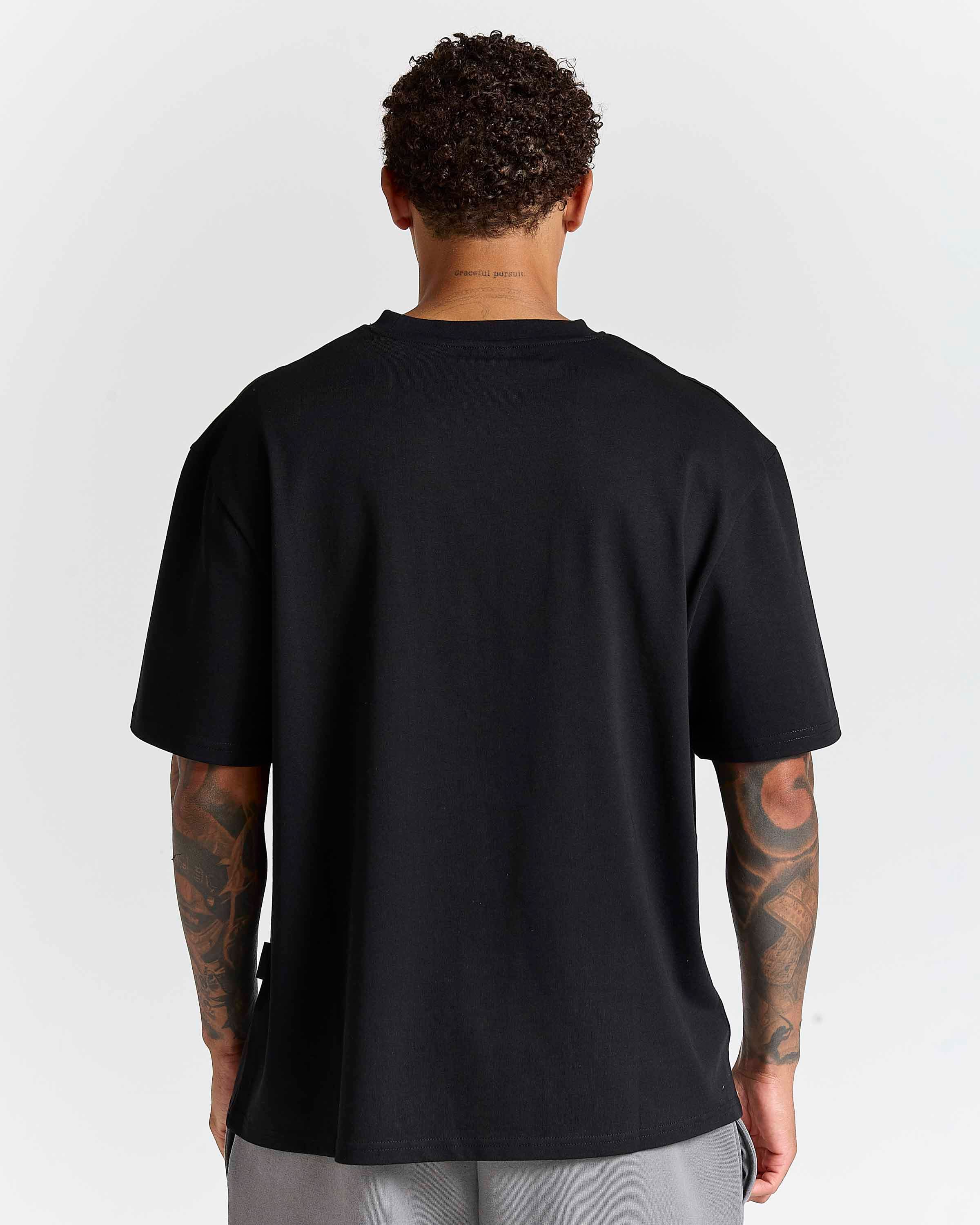 Forza Oversized T-Shirt - Black by Hoodrich