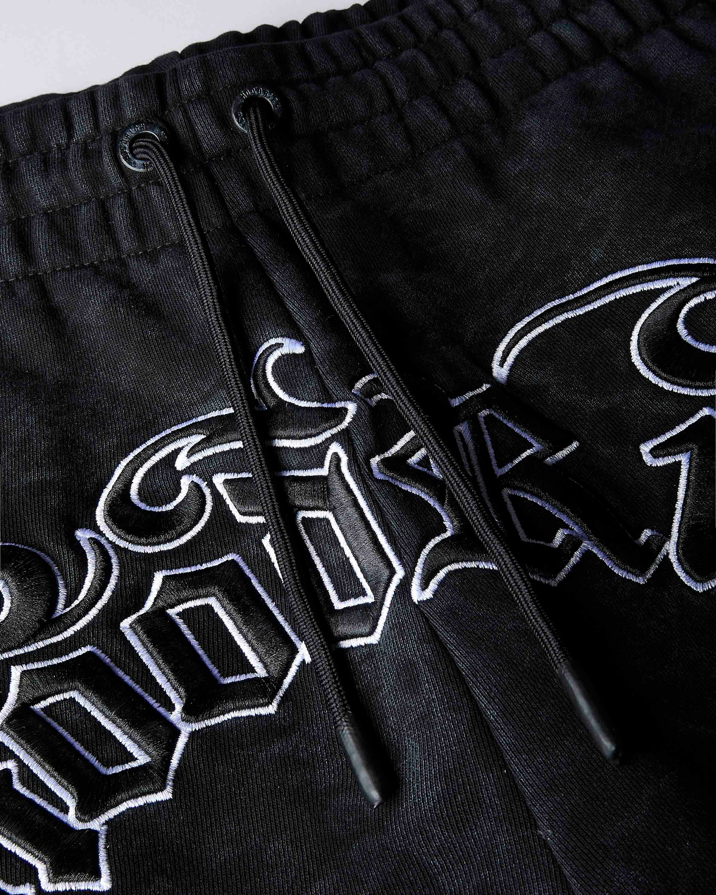 Nocturn Oversized Jogger - Black/White 8