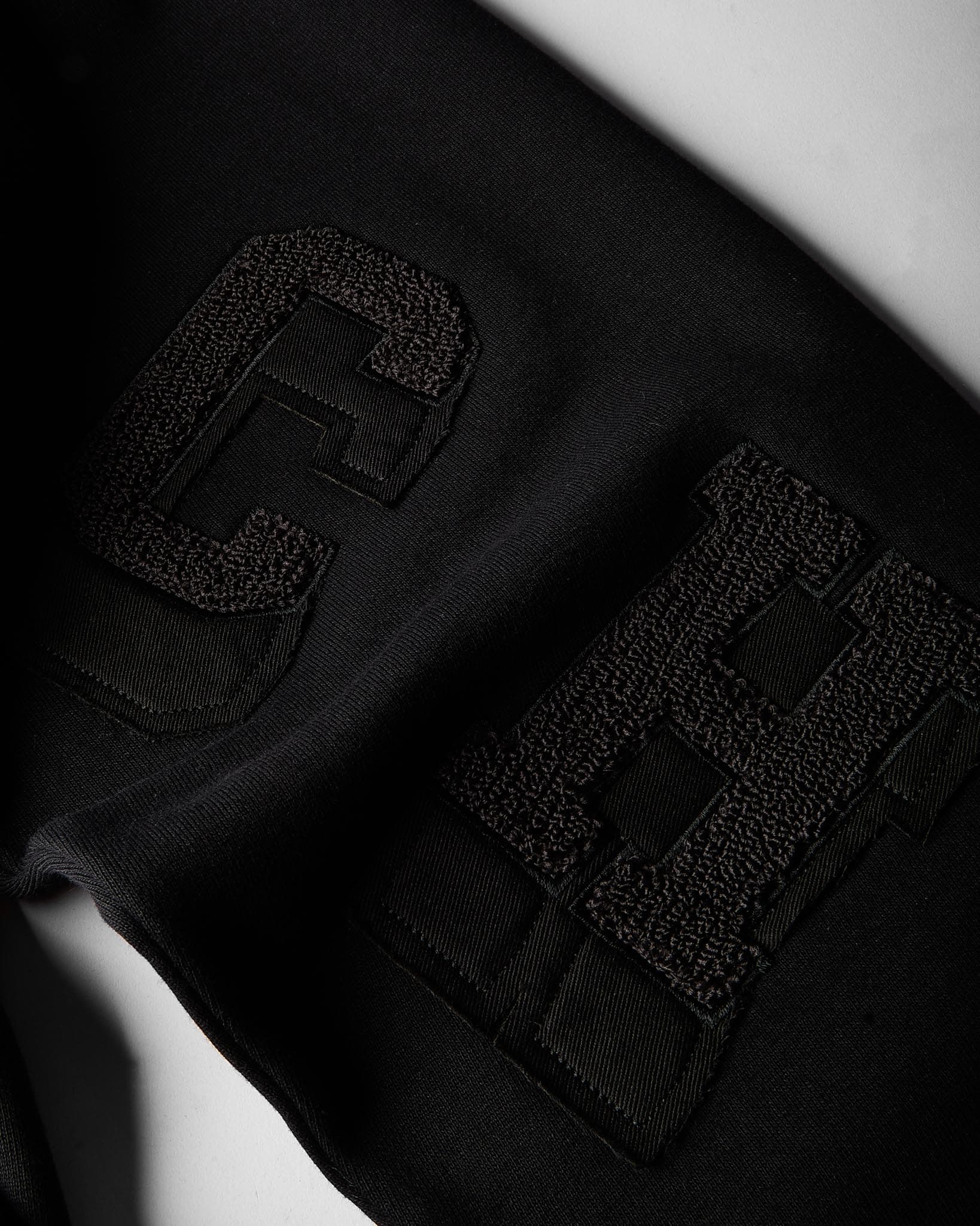 Meteor Oversized Zip Hoodie - Black/White 3