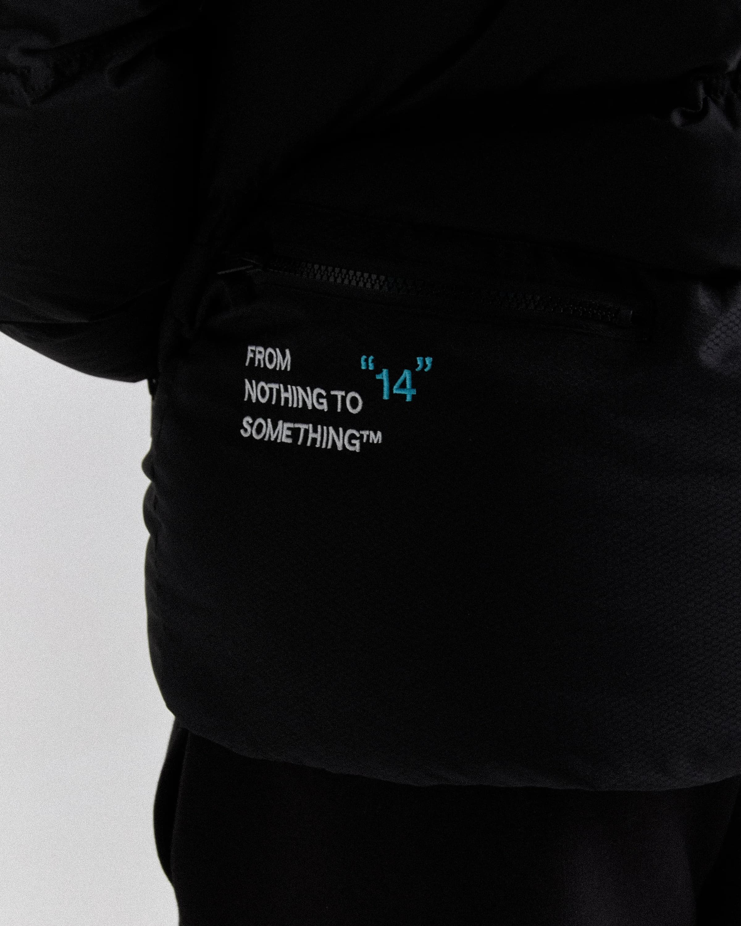 Himalaya Jacket - Black/White/Blue by Hoodrich