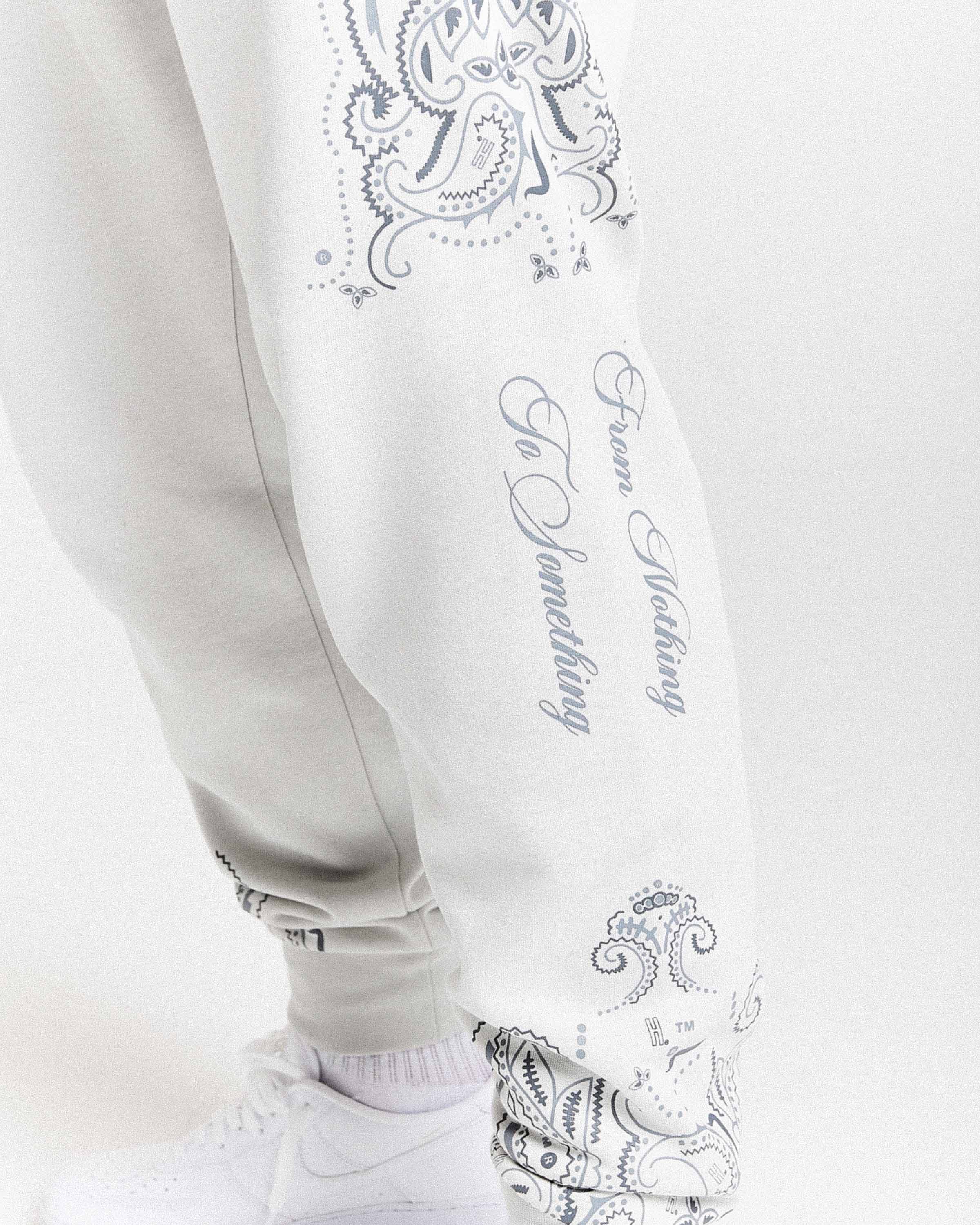 Motif Joggers - Light Grey/Black 4