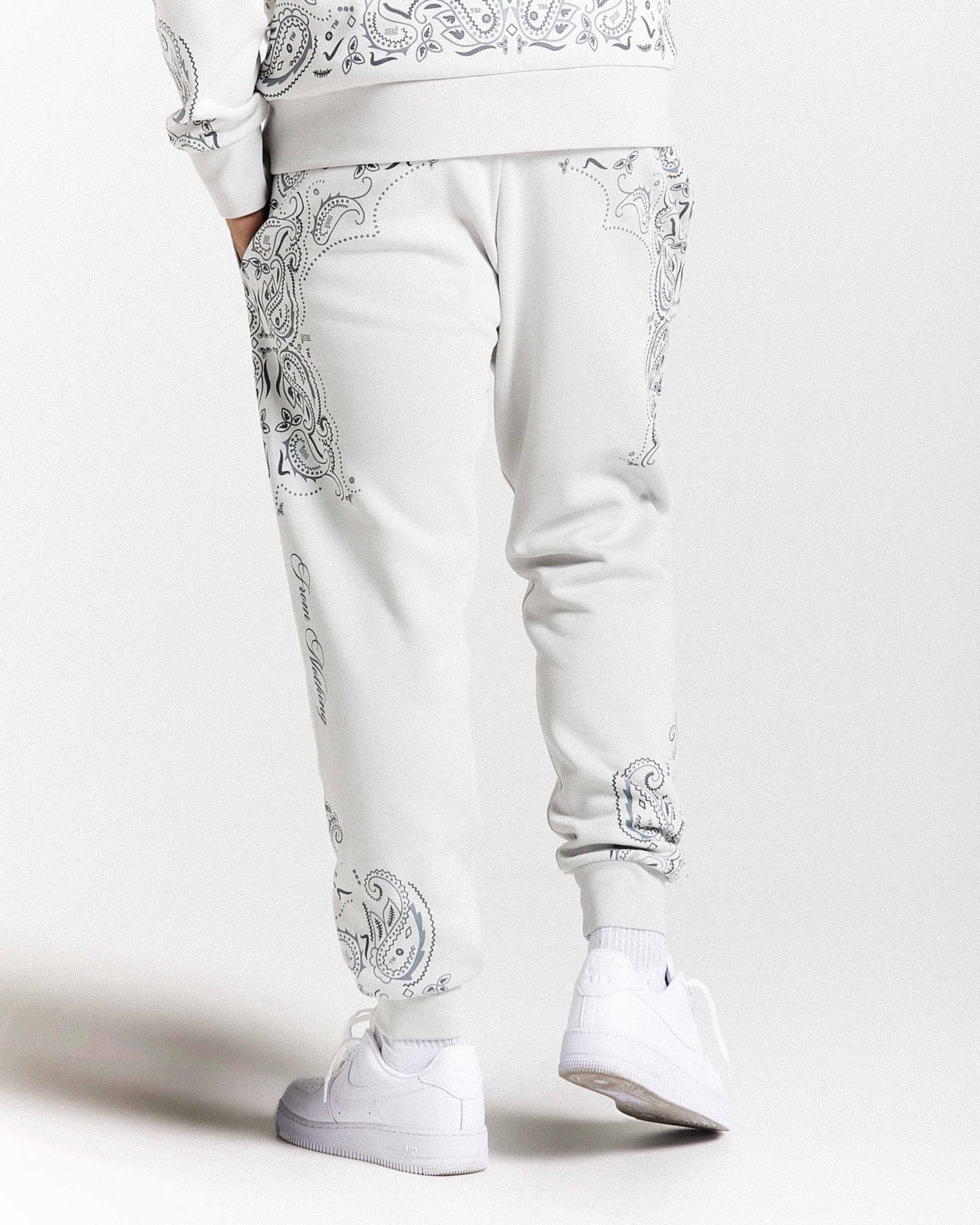 Motif Joggers - Light Grey/Black 2