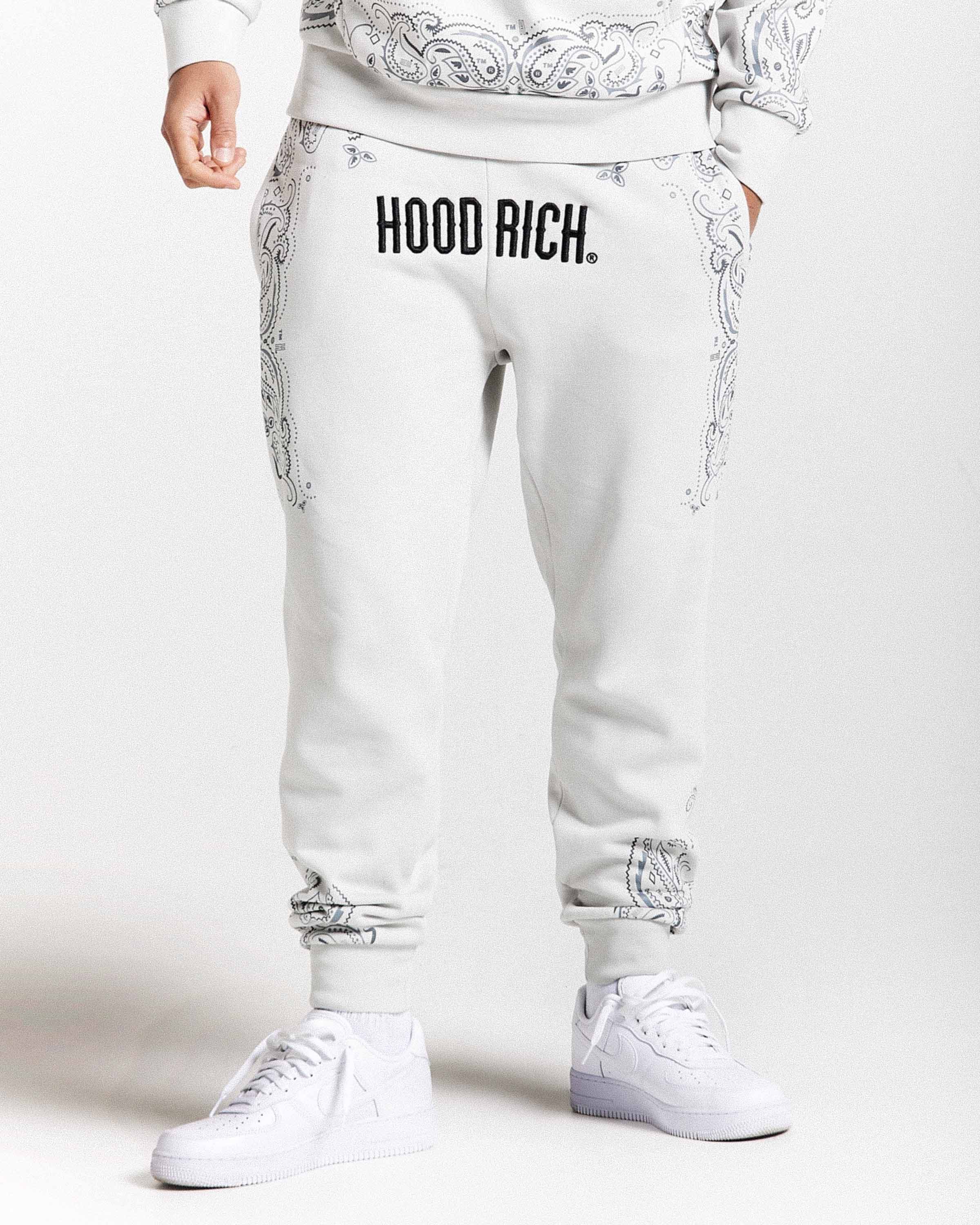 Motif Joggers - Light Grey/Black 6