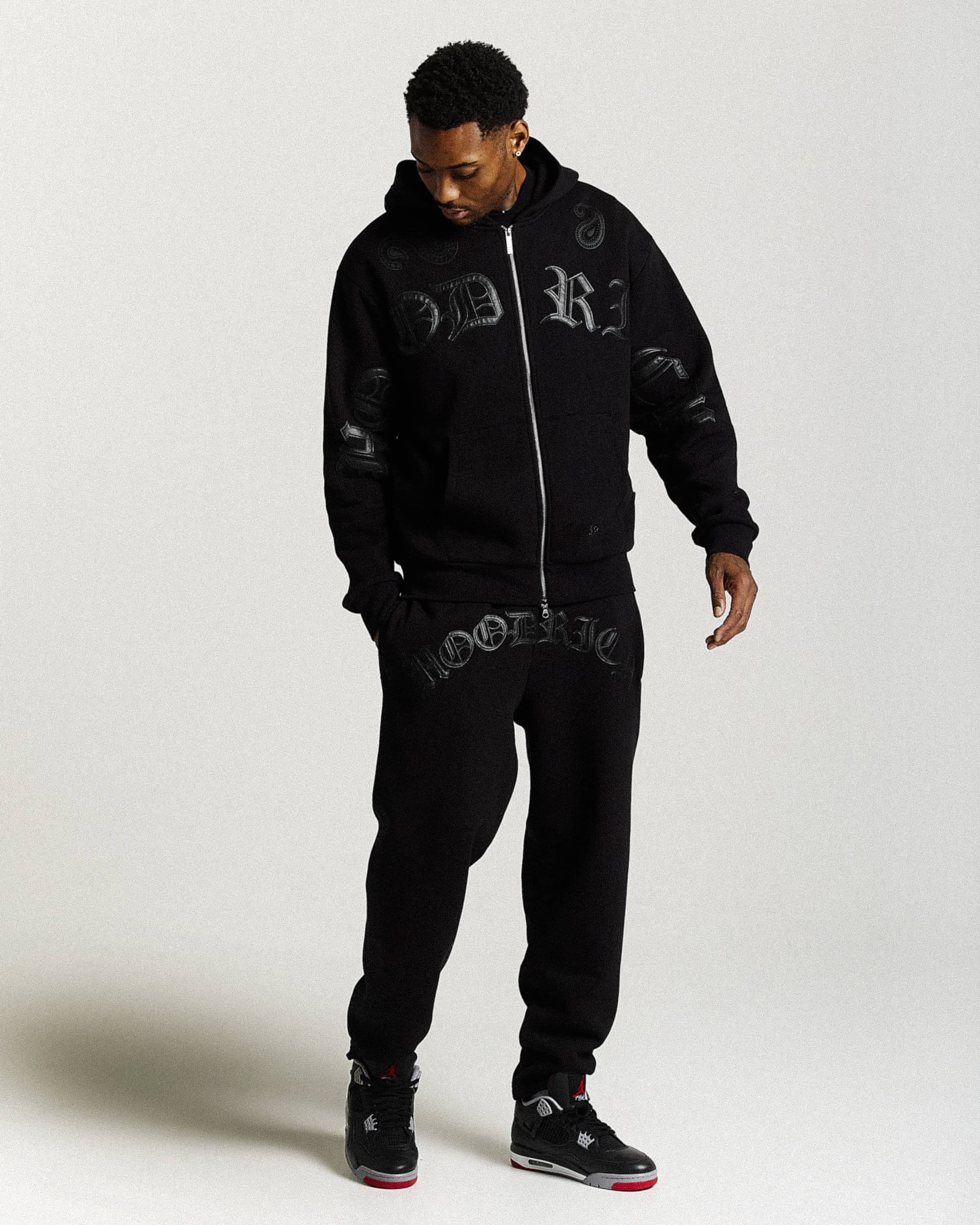 Inkline Oversized Joggers - Black 2