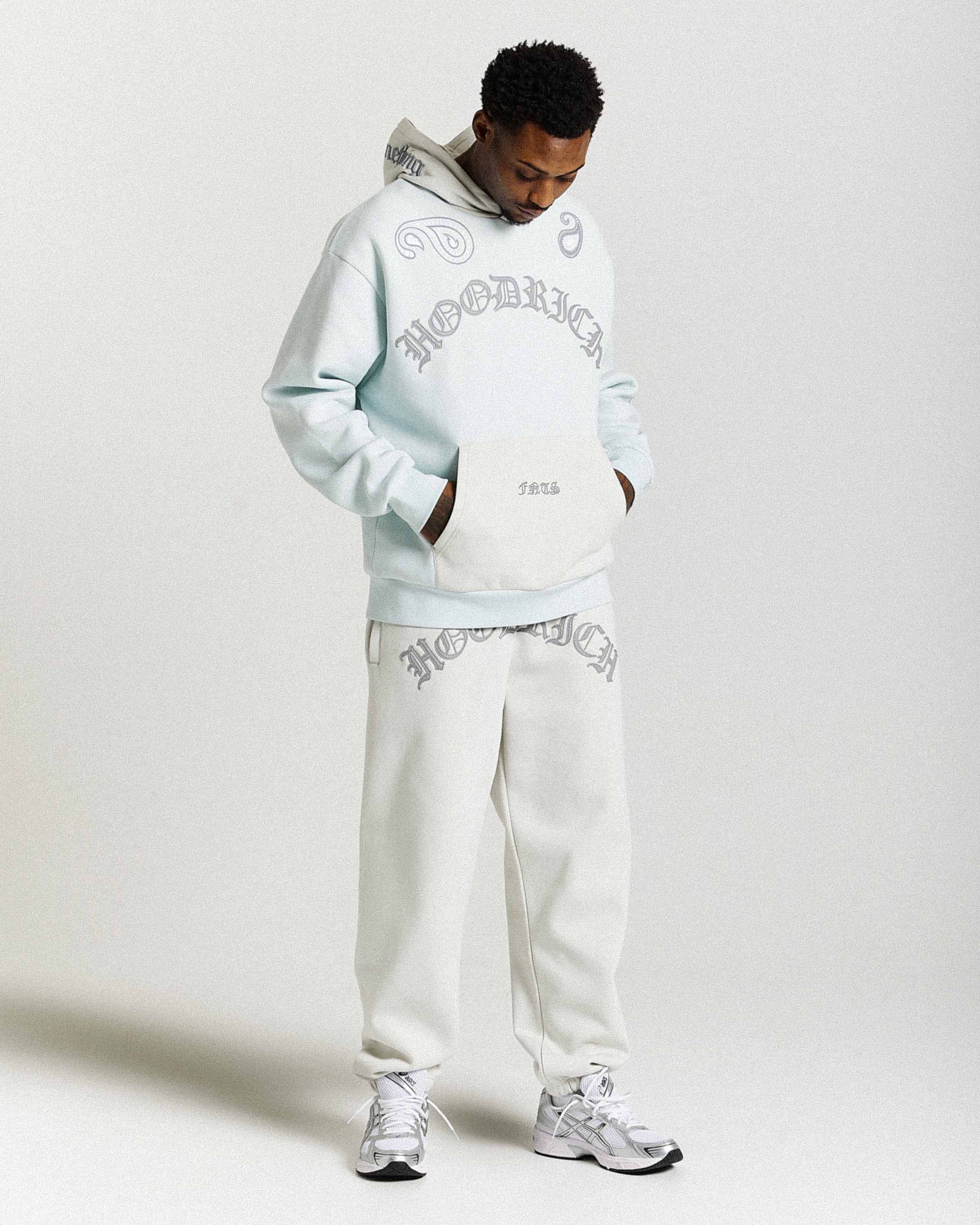 Inkline Oversized Hoodie - Grey/White 5