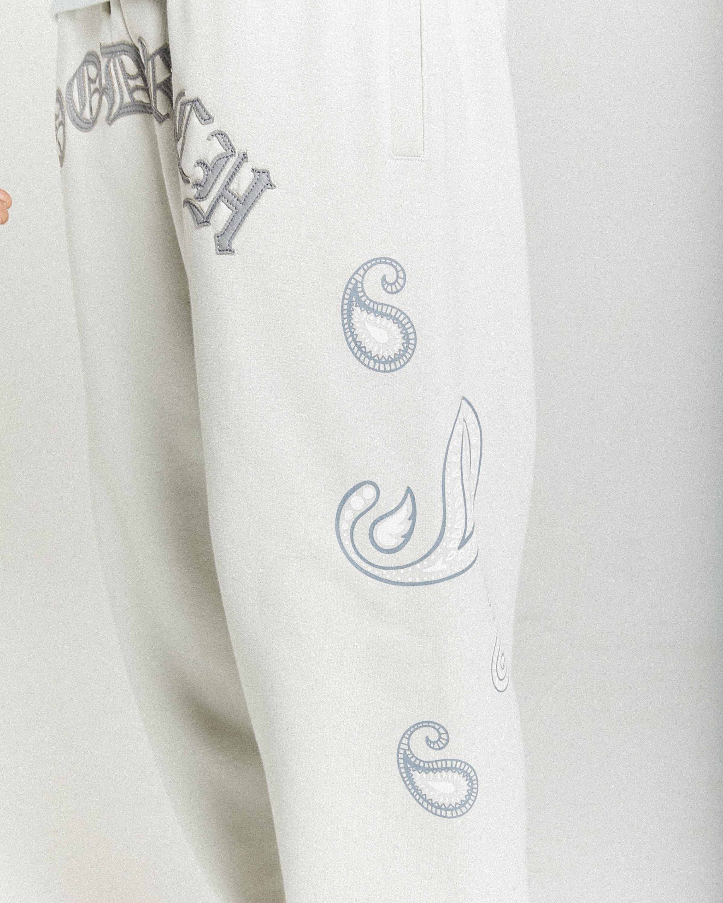 Inkline Oversized Joggers - Grey/White 3