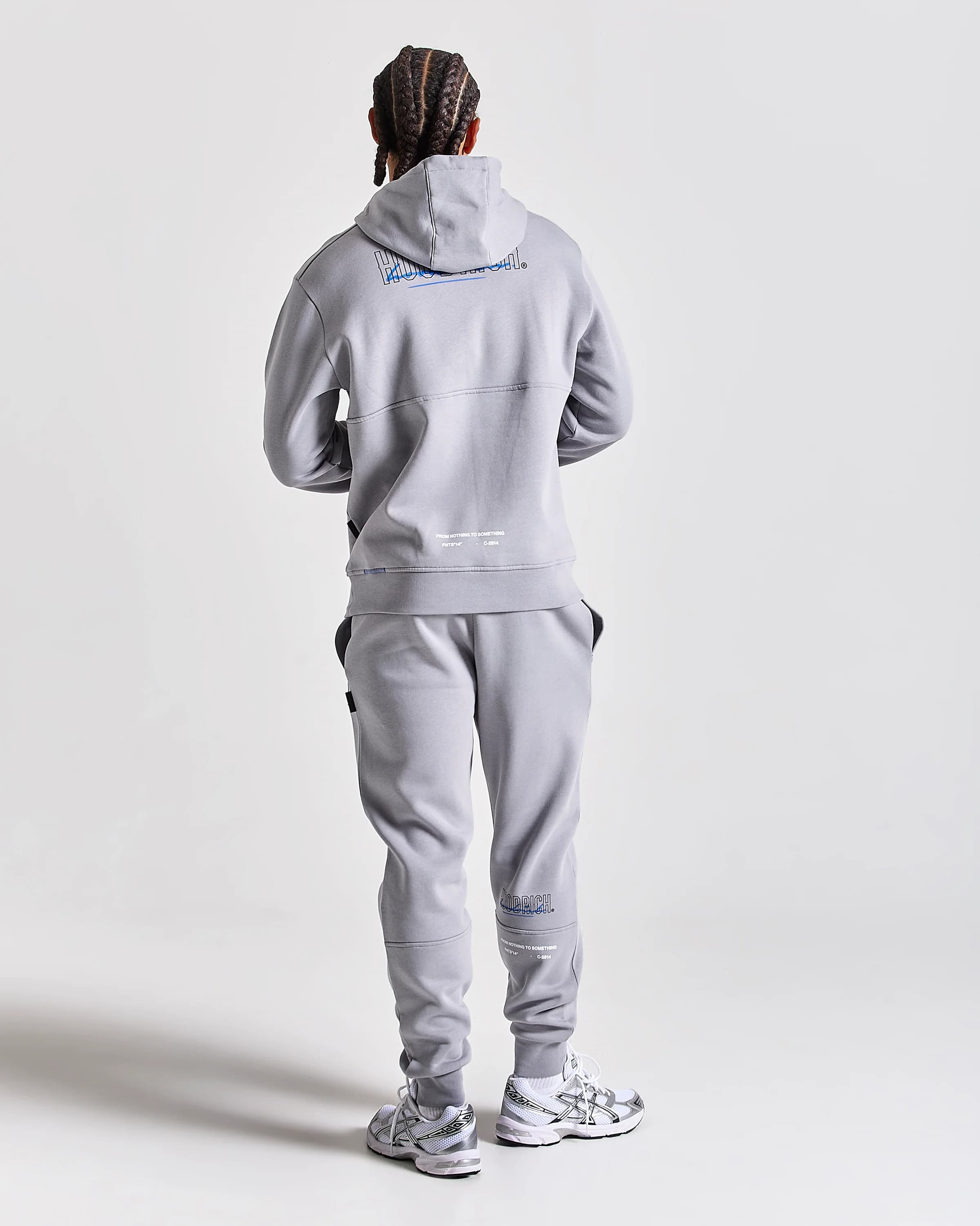 Blend Hoodie - Grey/Black/Blue 7