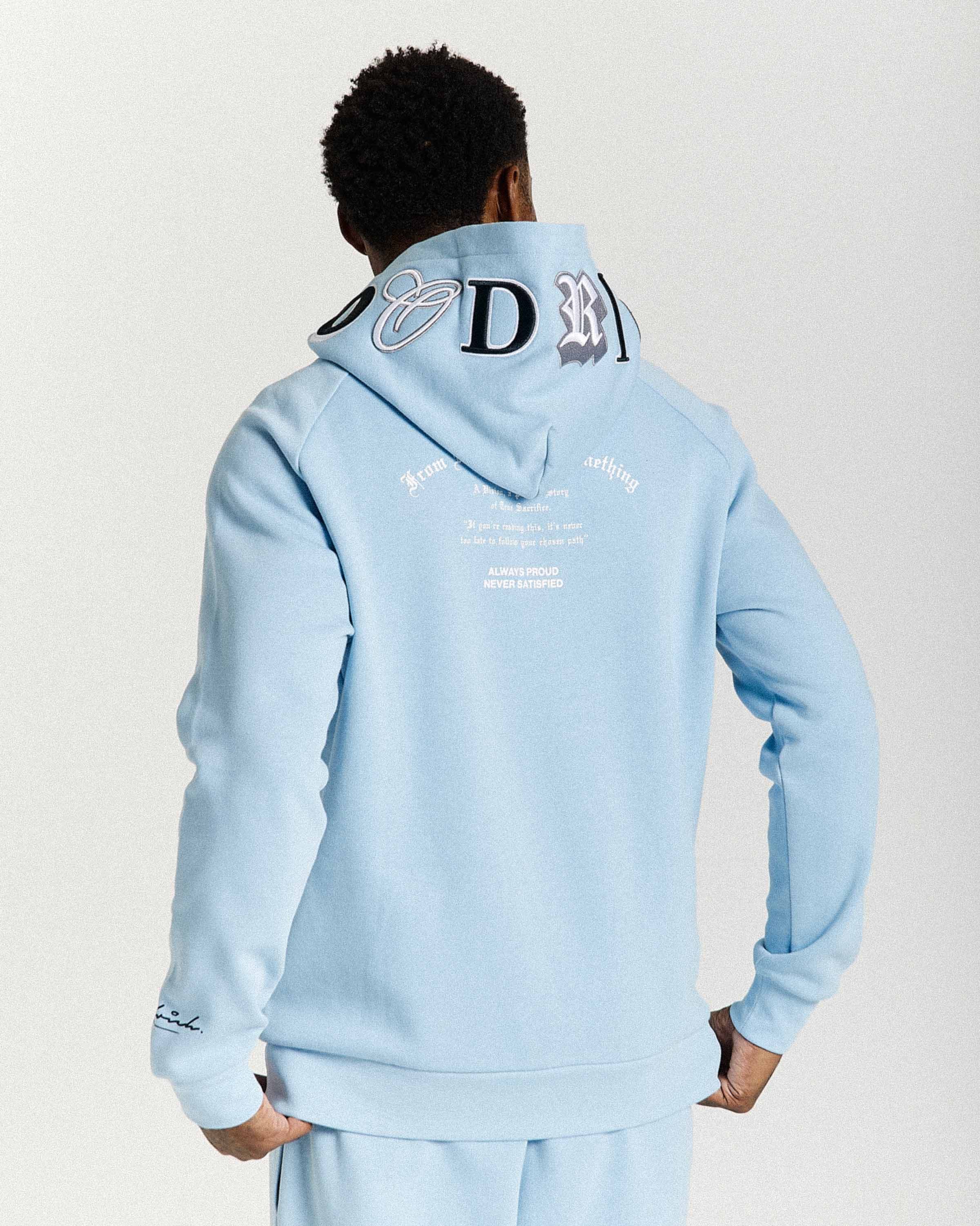 Heat Hoodie - Blue/White 3