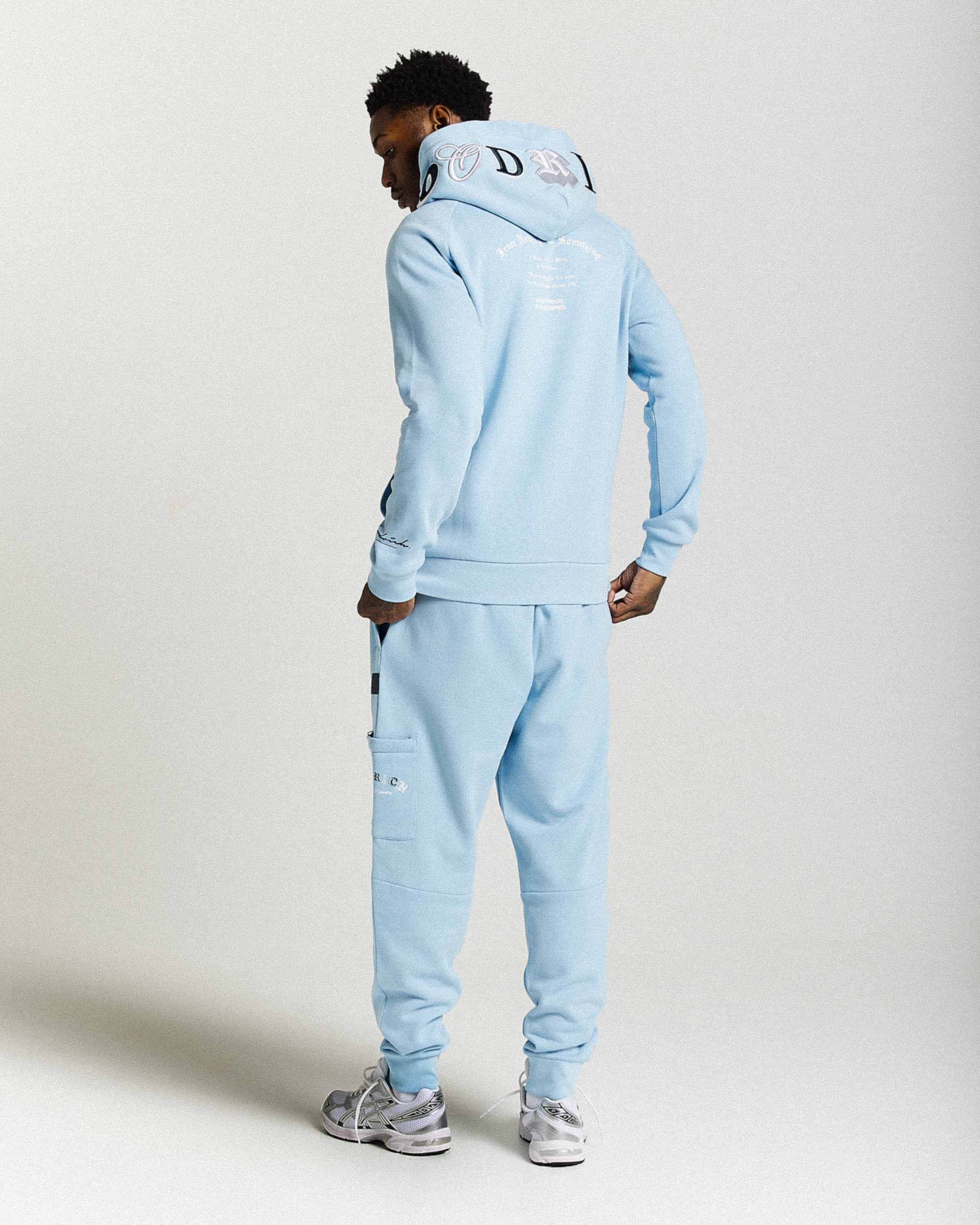 Heat Joggers - Blue/White 5
