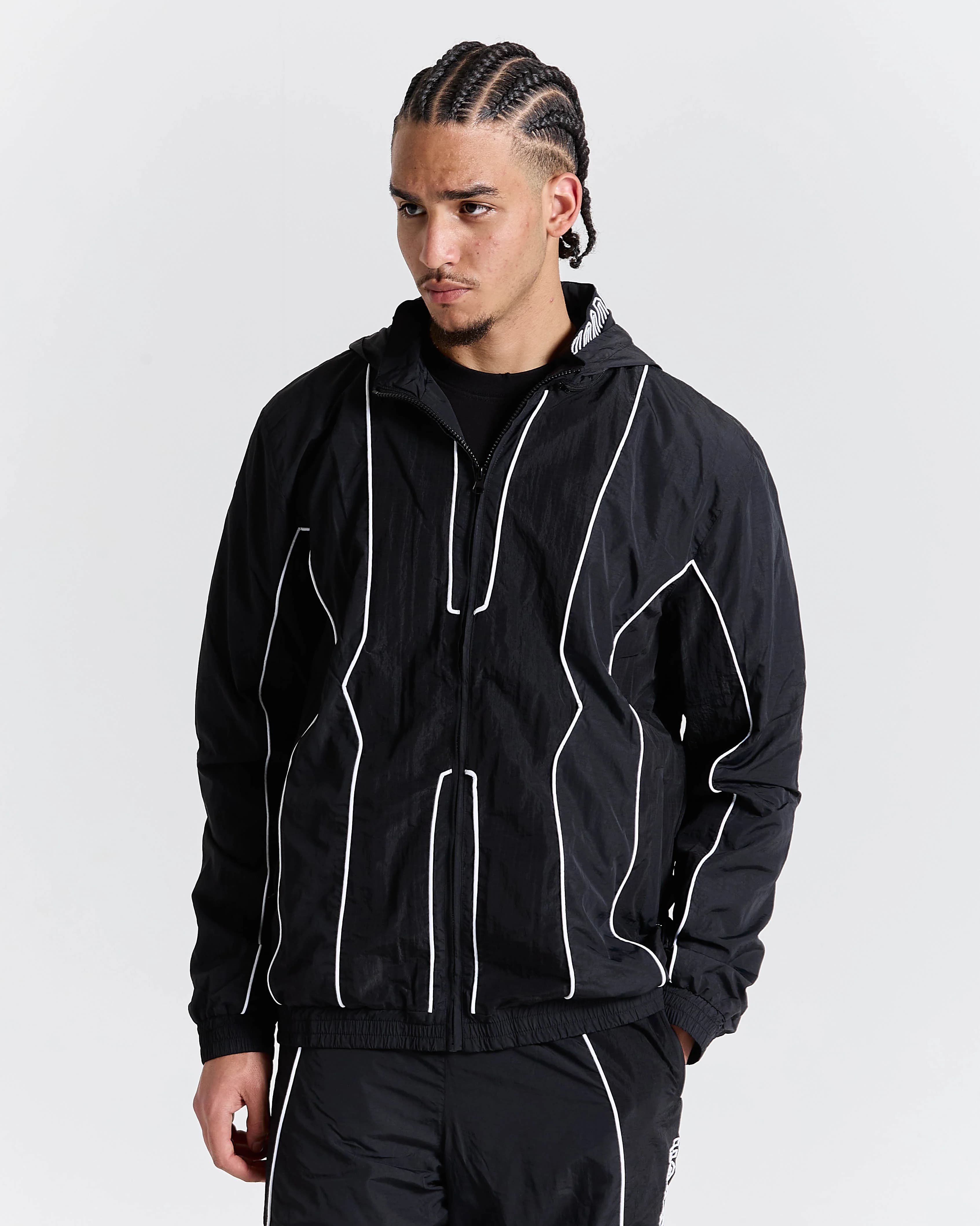 Chaser H Panel Windbreaker - Black 7