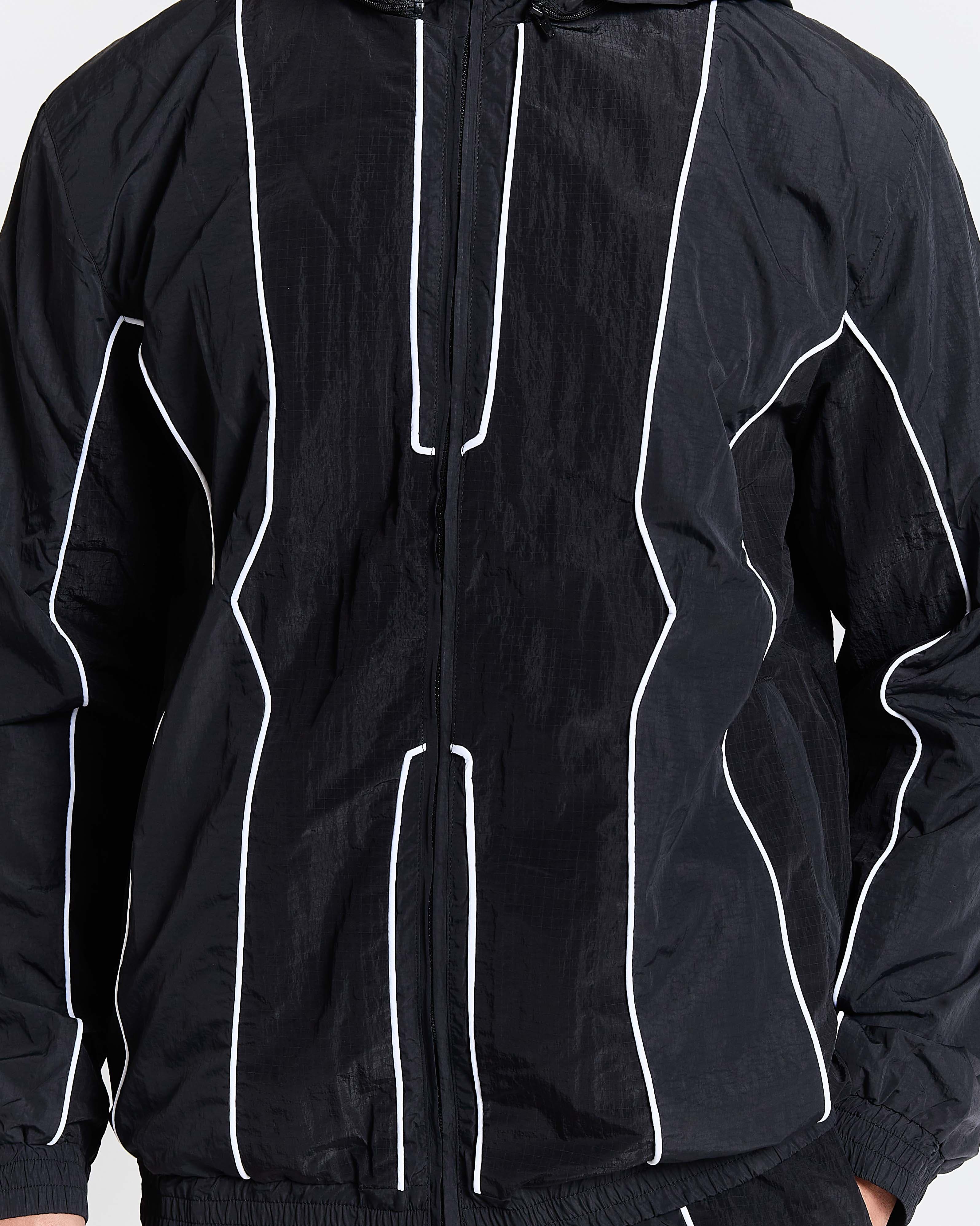 Chaser H Panel Windbreaker - Black 6