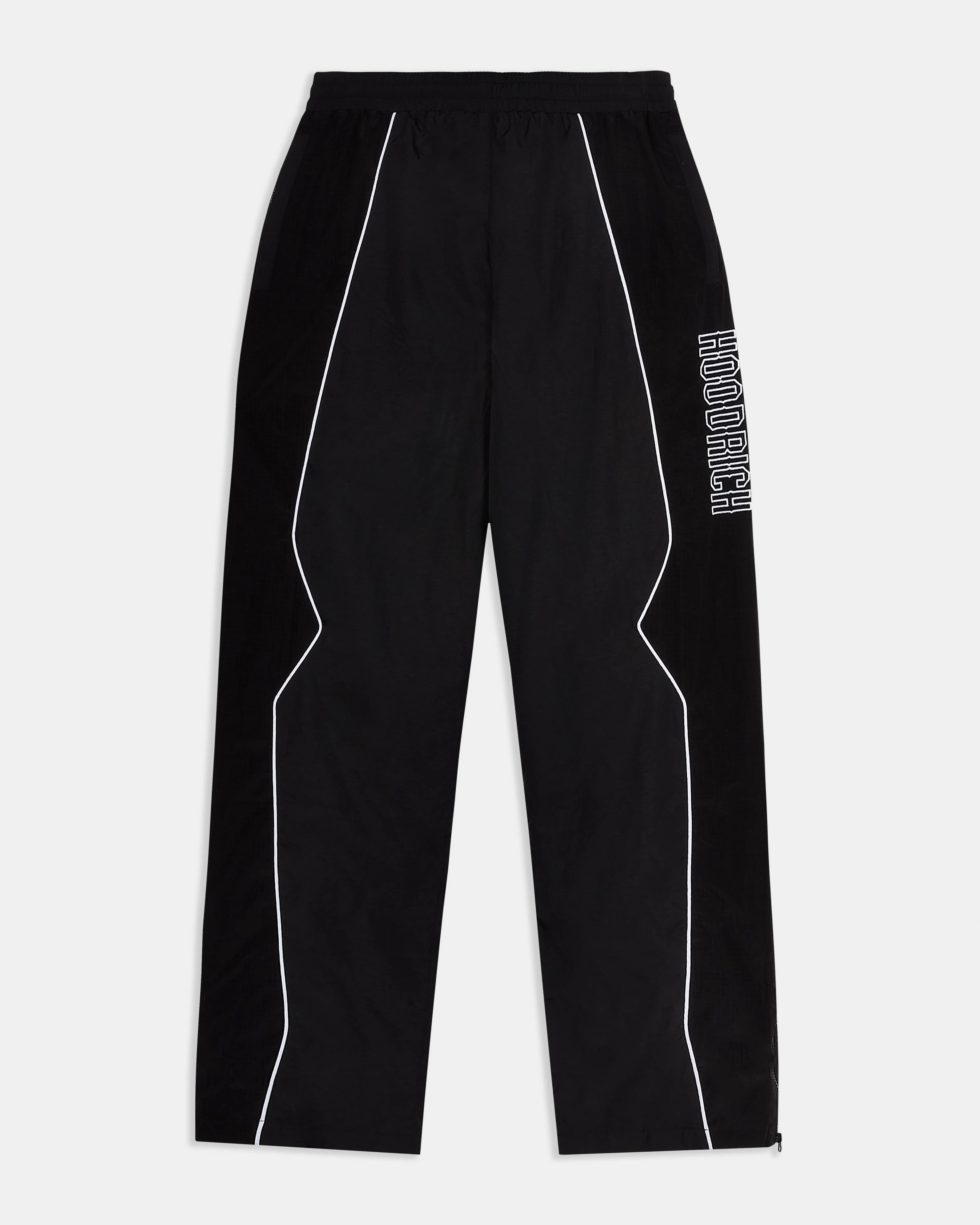 Chaser H Panel Track Pants - Black by Hoodrich