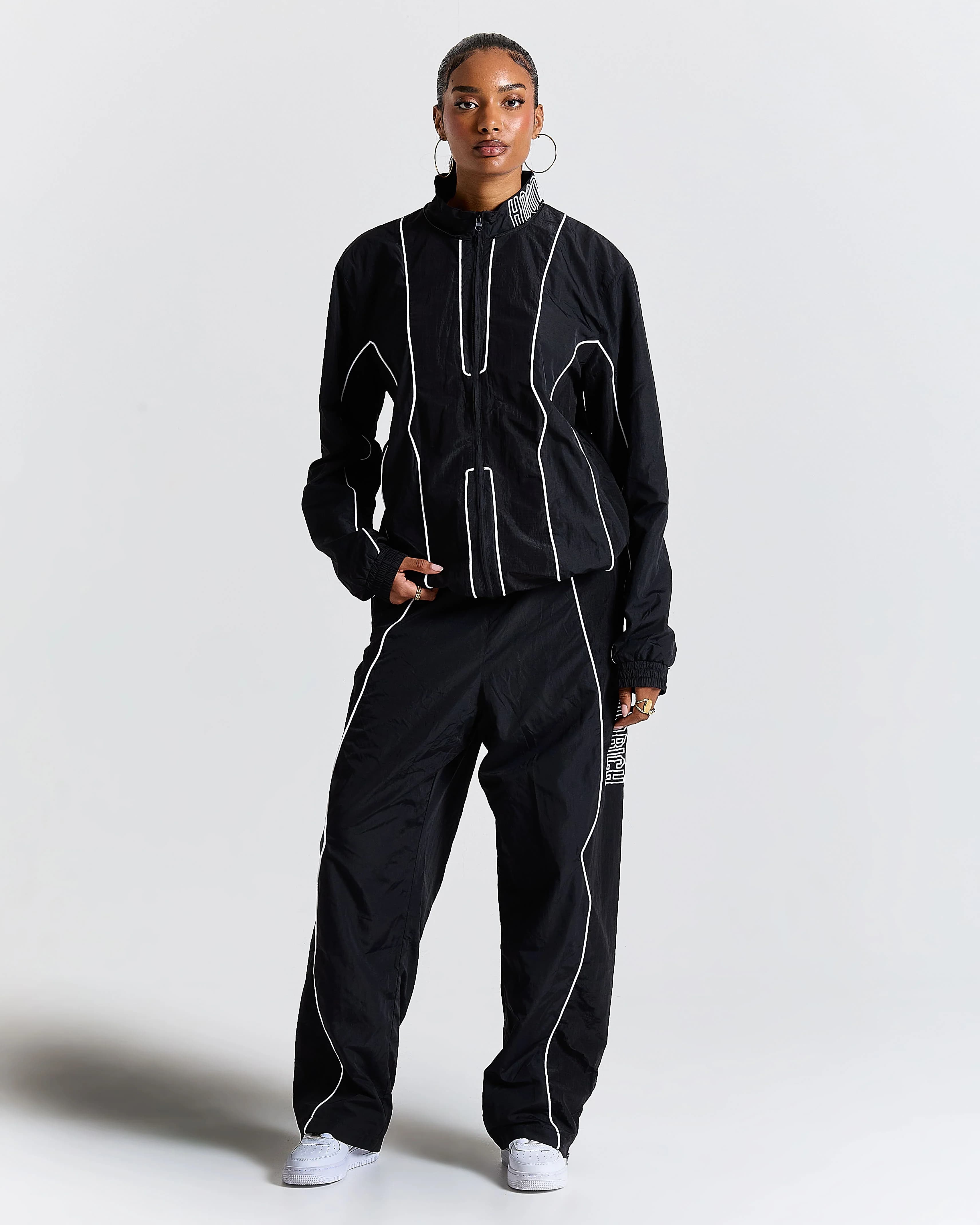 Chaser H Panel Track Pants - Black 10