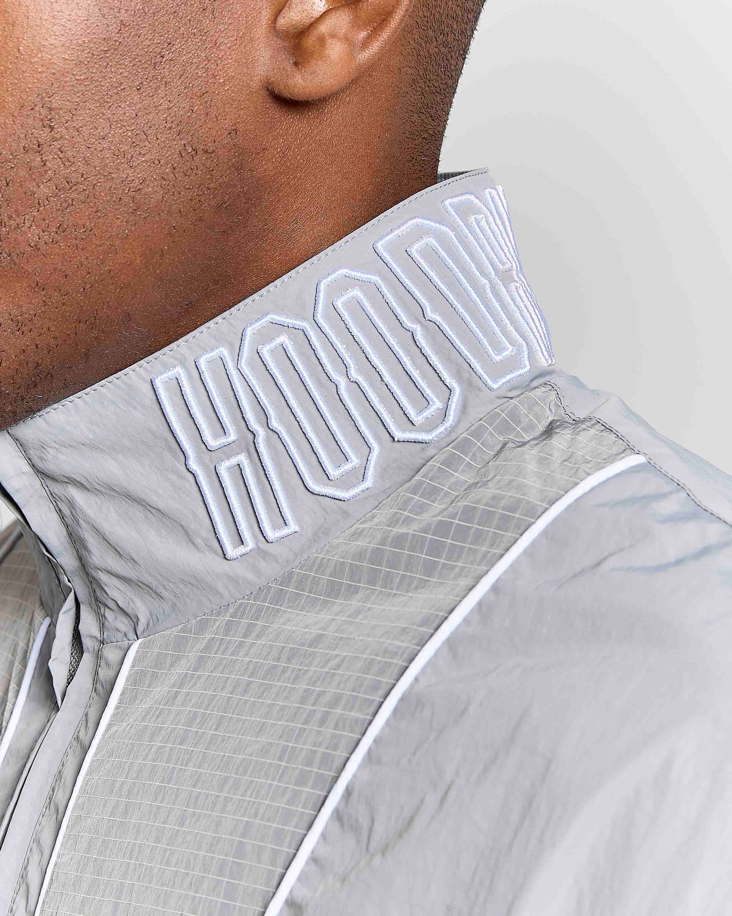 Chaser H Panel Track Jacket - Grey by Hoodrich