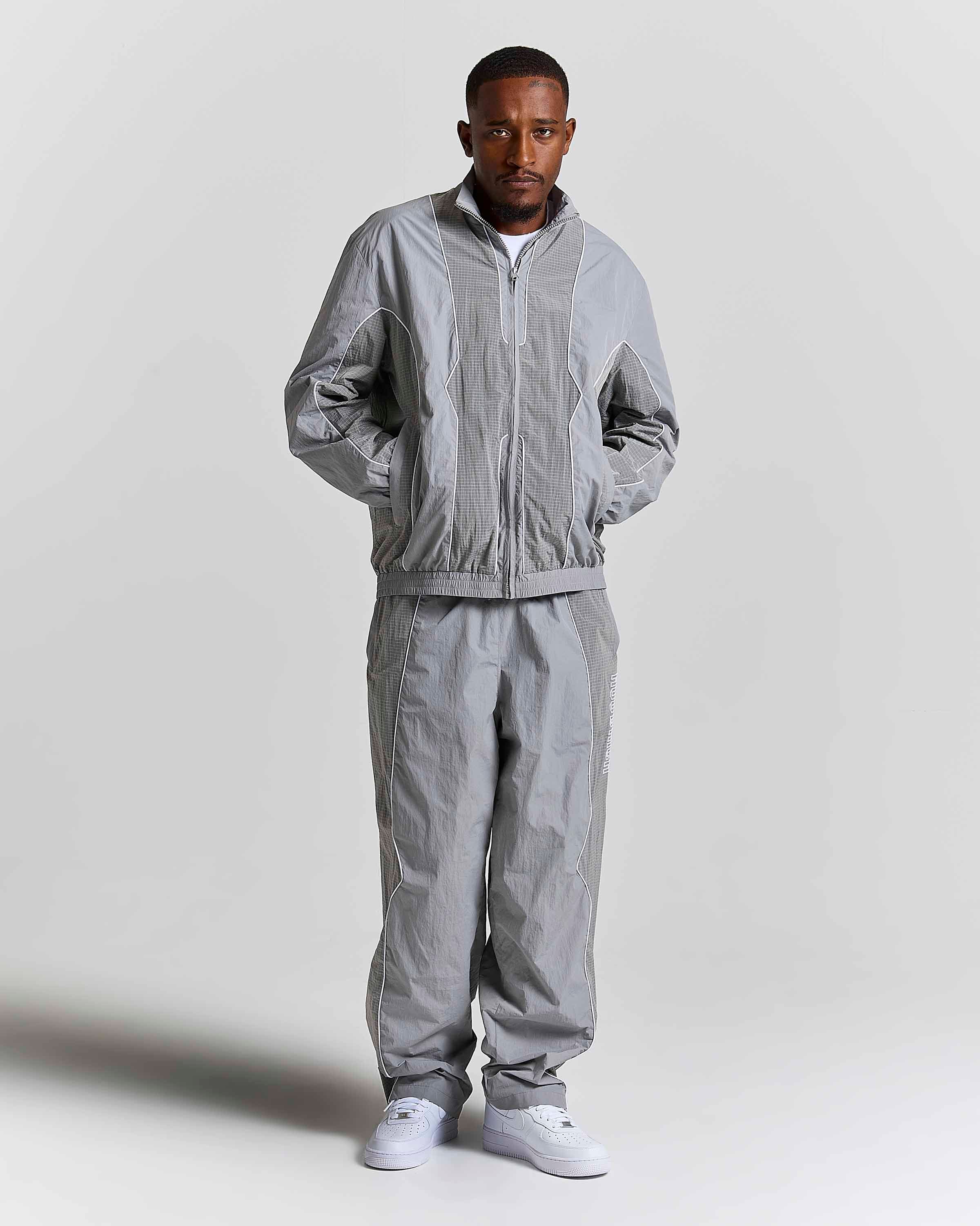 Chaser H Panel Track Pants - Grey 8