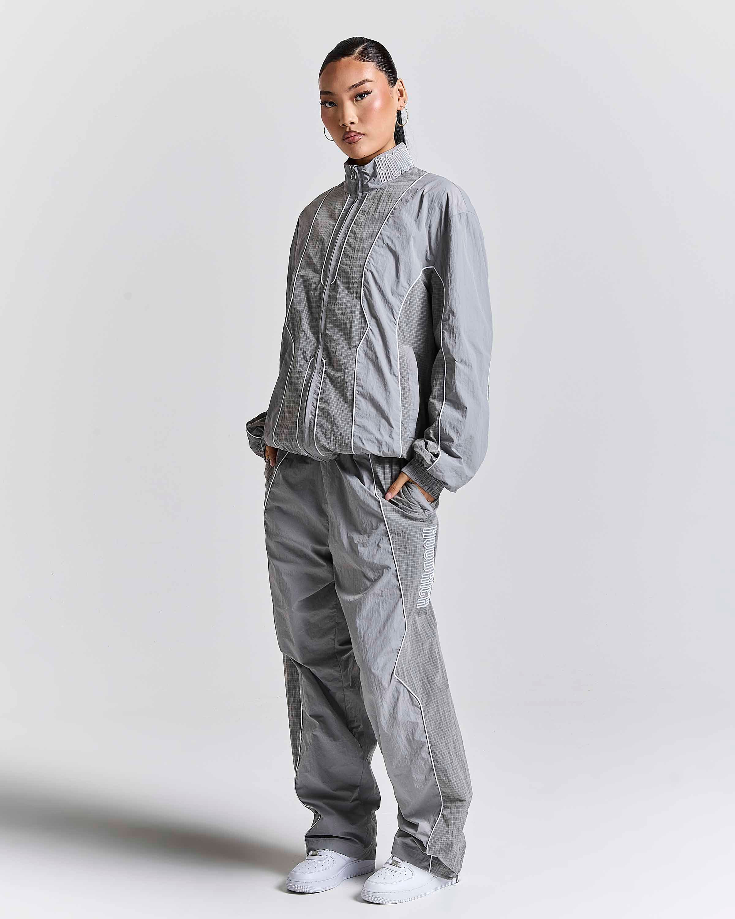 Chaser H Panel Track Pants - Grey 10