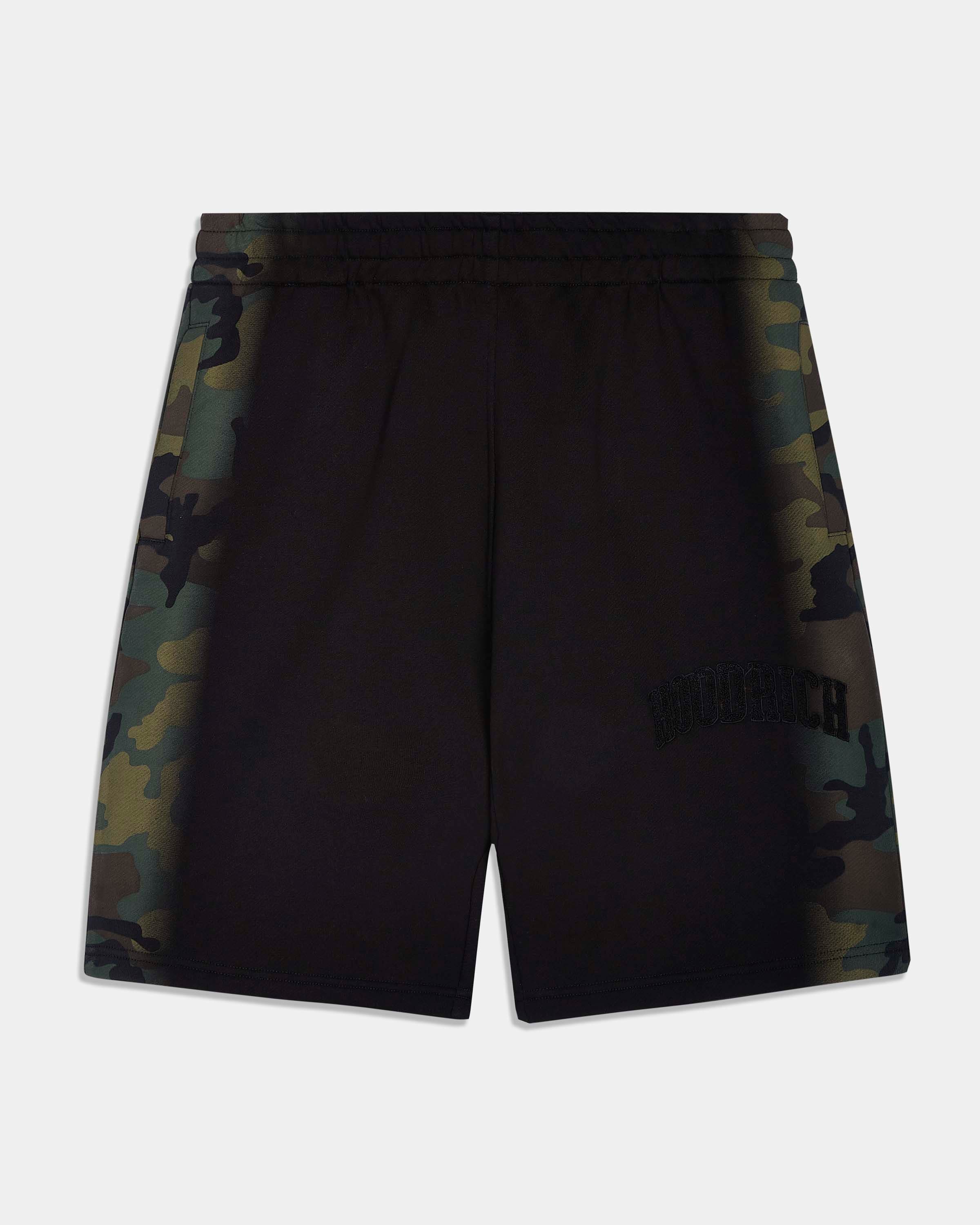 Shade Jog Shorts - Black Camo by Hoodrich