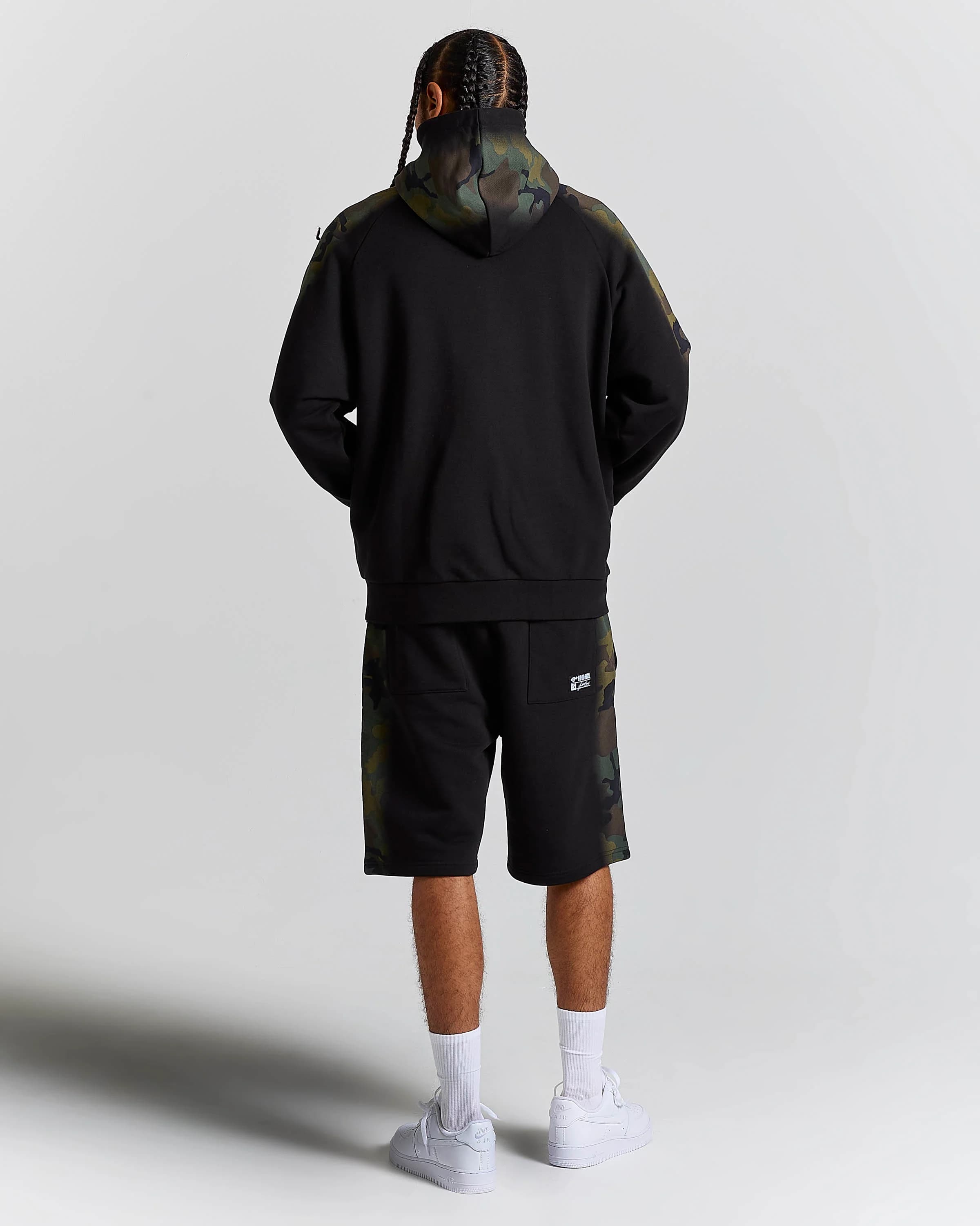 Shade Jog Shorts - Black Camo by Hoodrich