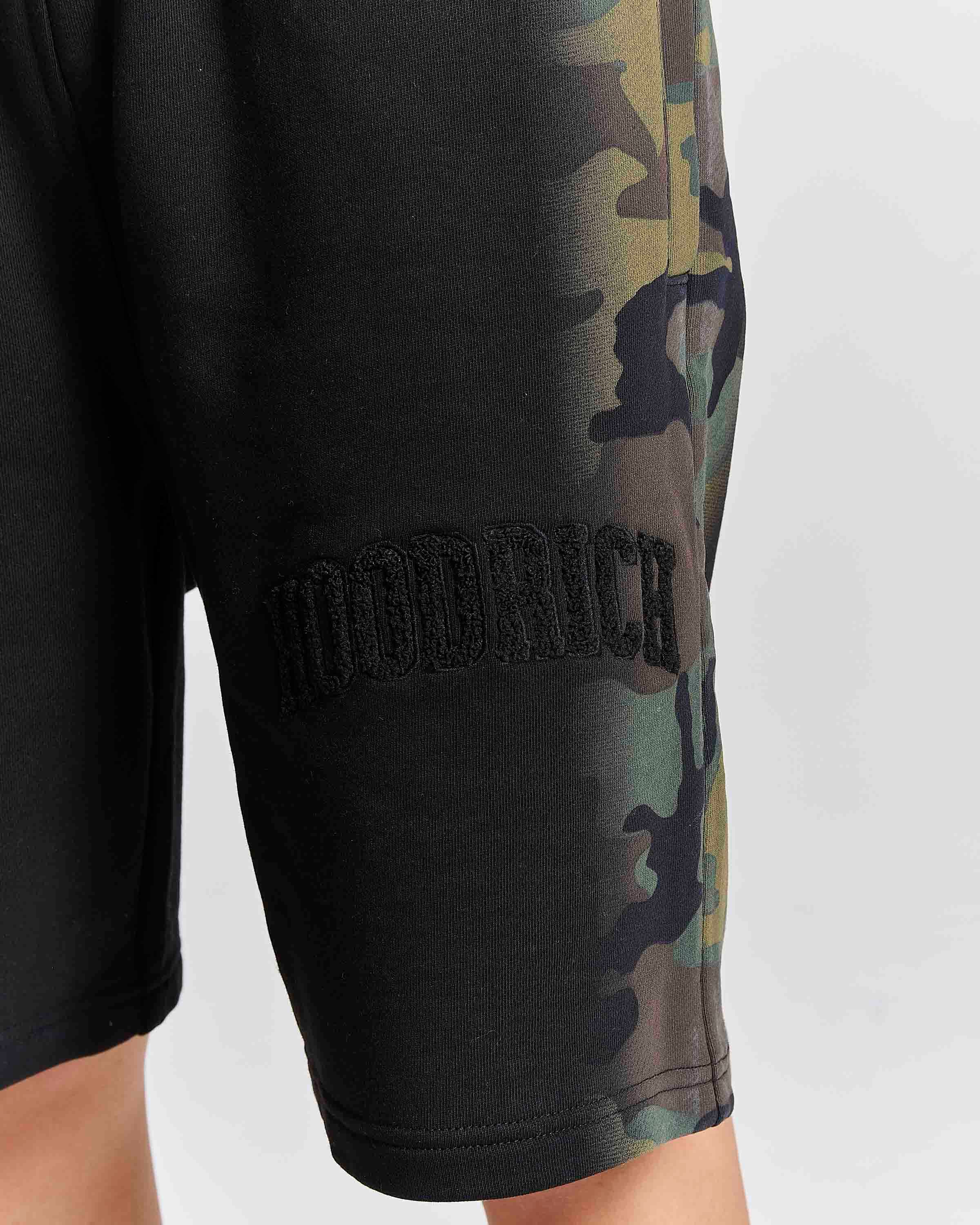 Shade Jog Shorts - Black Camo by Hoodrich