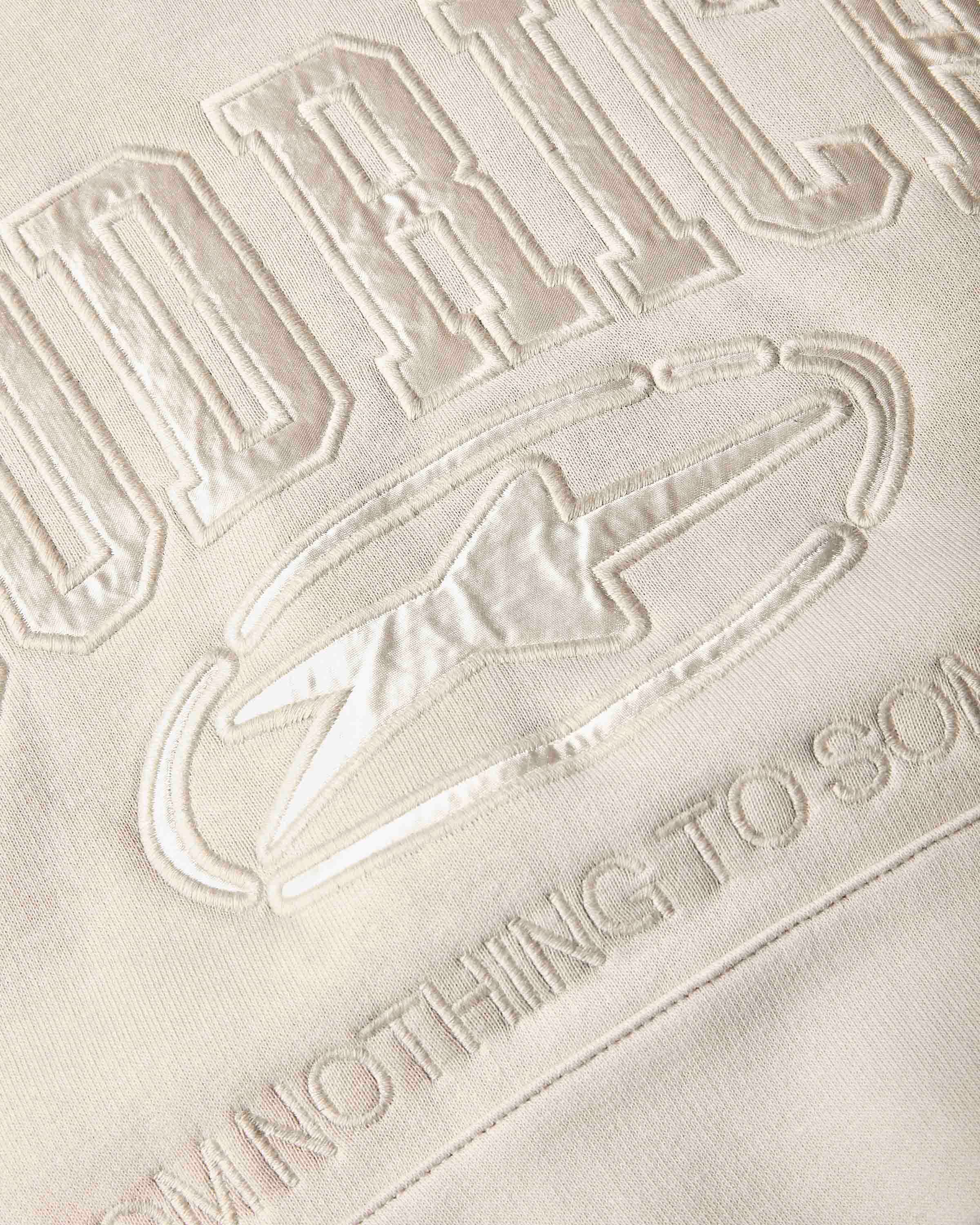 Women's Aegis Cropped Hoodie - Stone 4