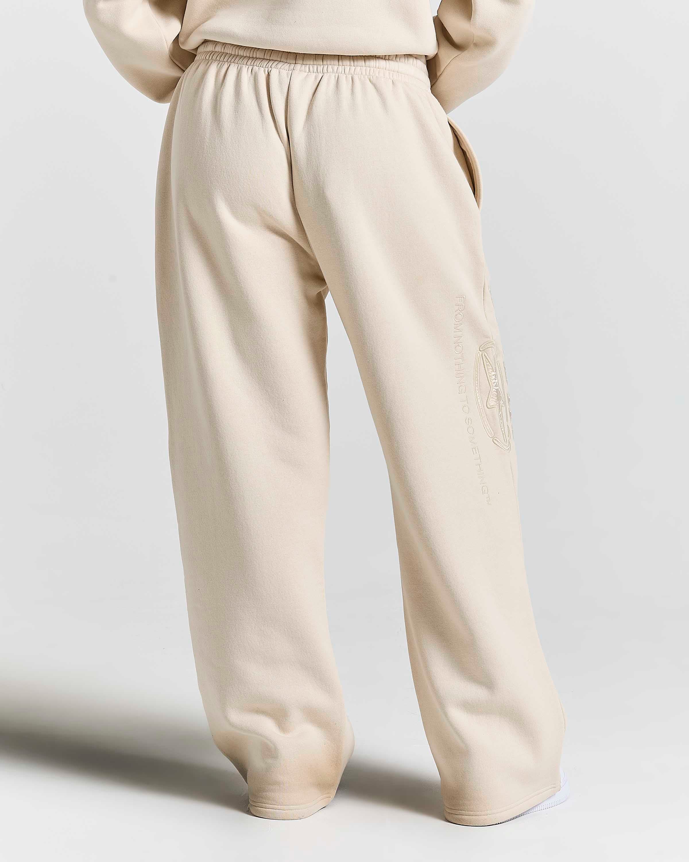 Women's Aegis Wide Leg Jogger - Stone 4