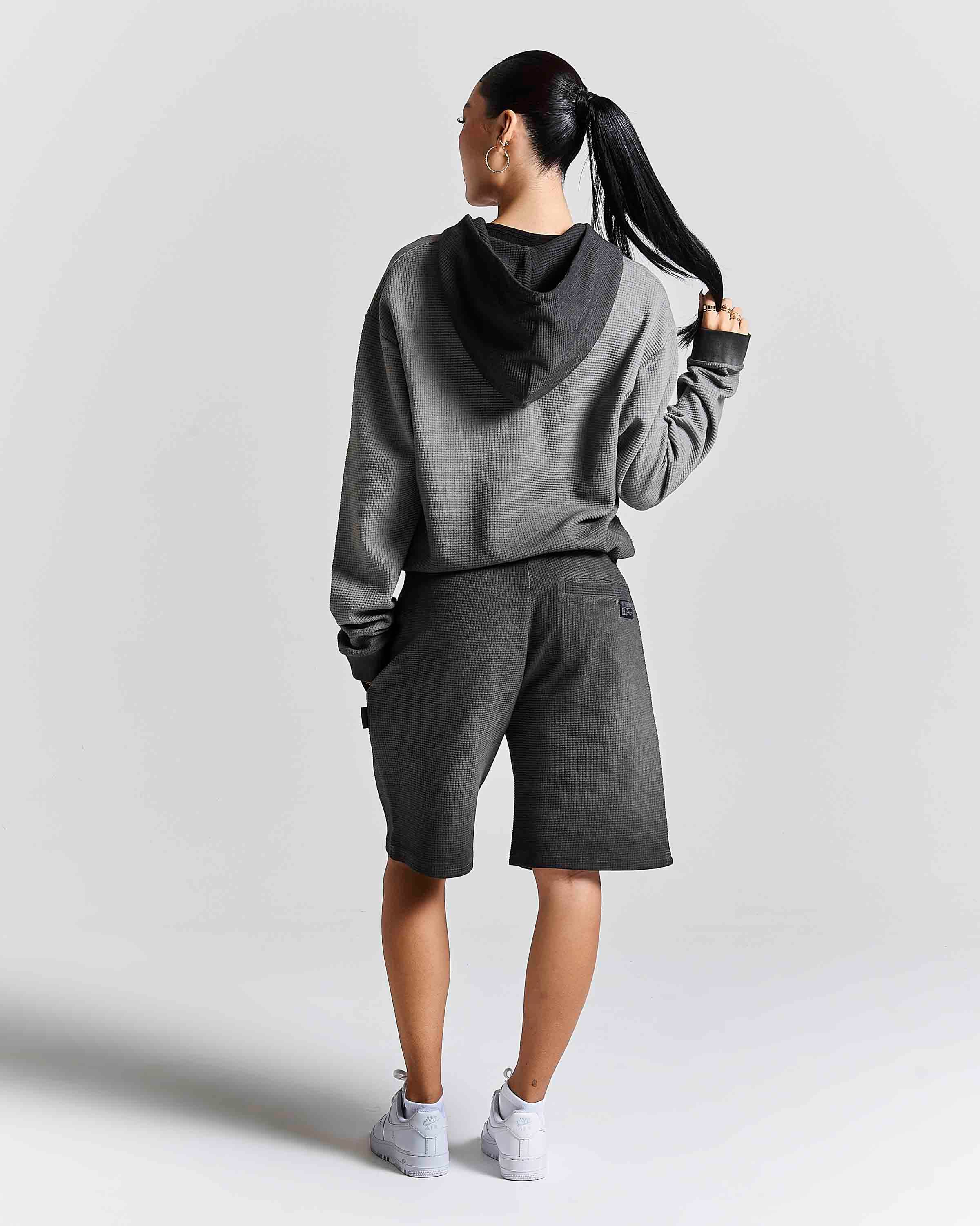 Fuel Zip Through Hoodie - Grey/Black 13