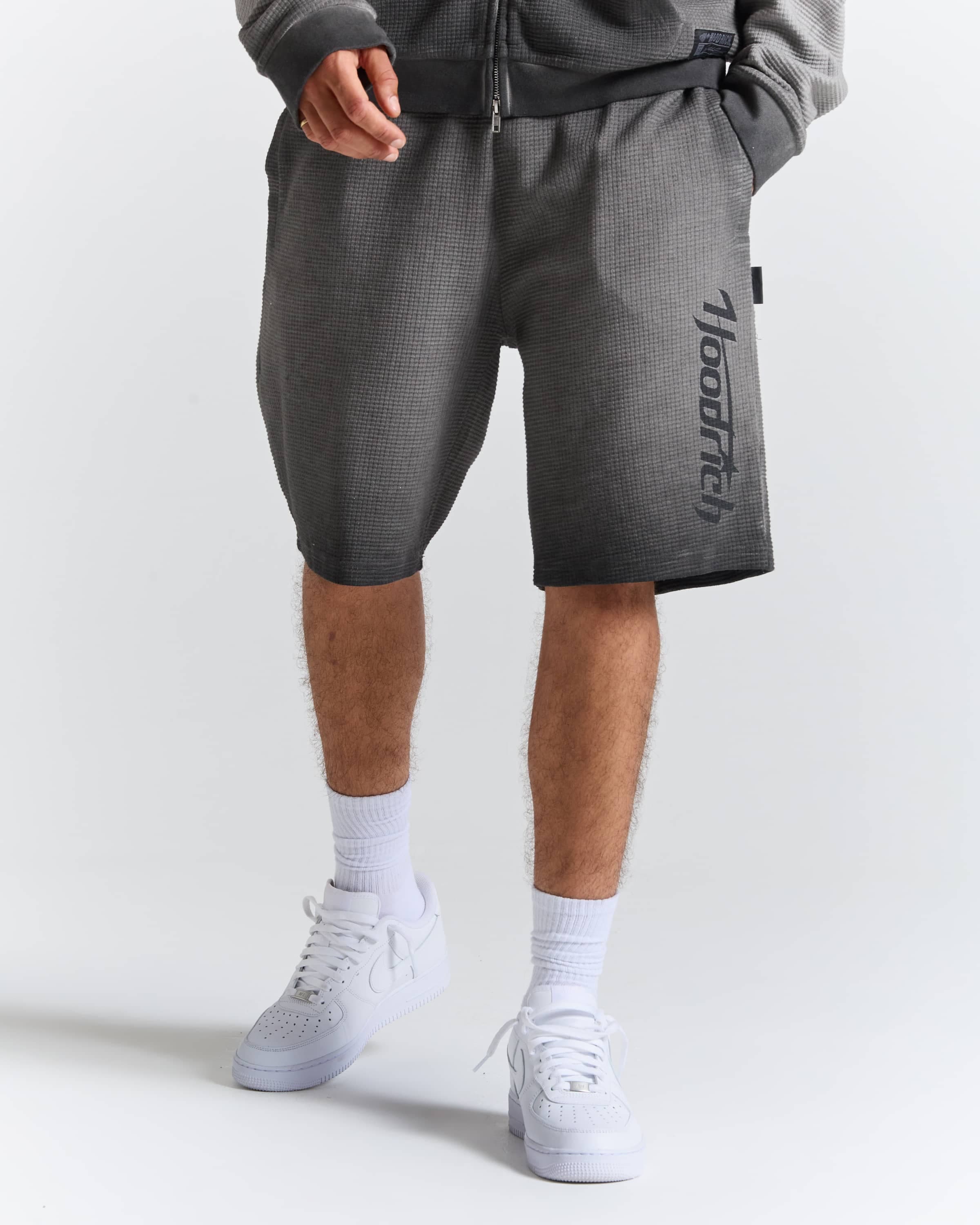 Fuel Jog Shorts - Grey/Black by Hoodrich