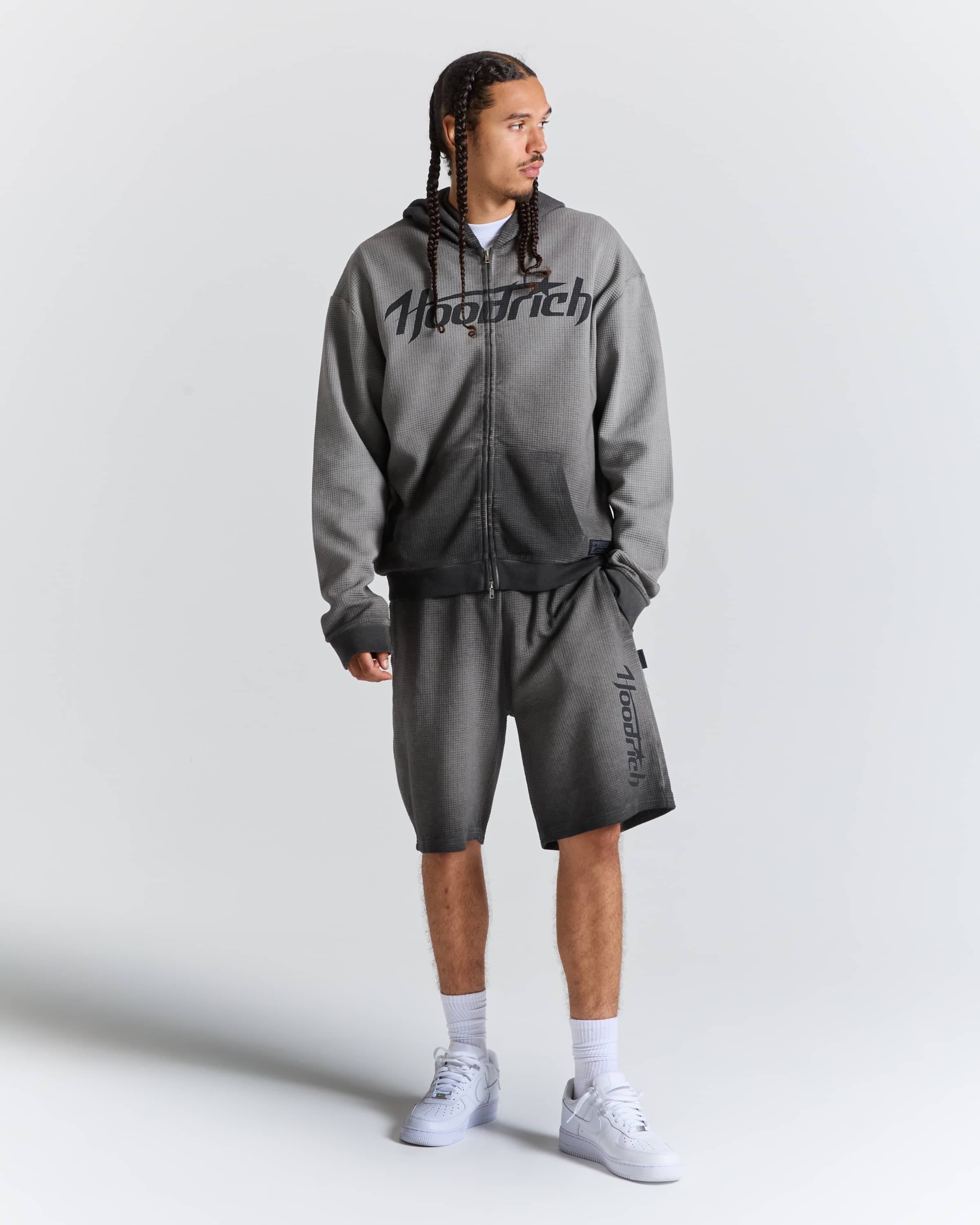 Fuel Jog Shorts - Grey/Black by Hoodrich