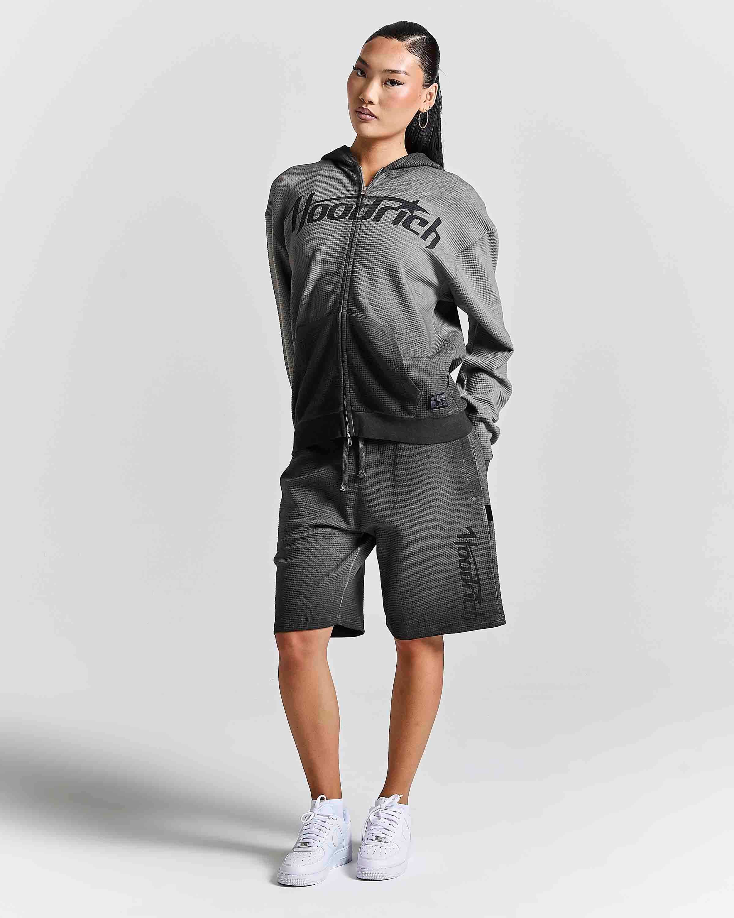 Fuel Jog Shorts - Grey/Black by Hoodrich