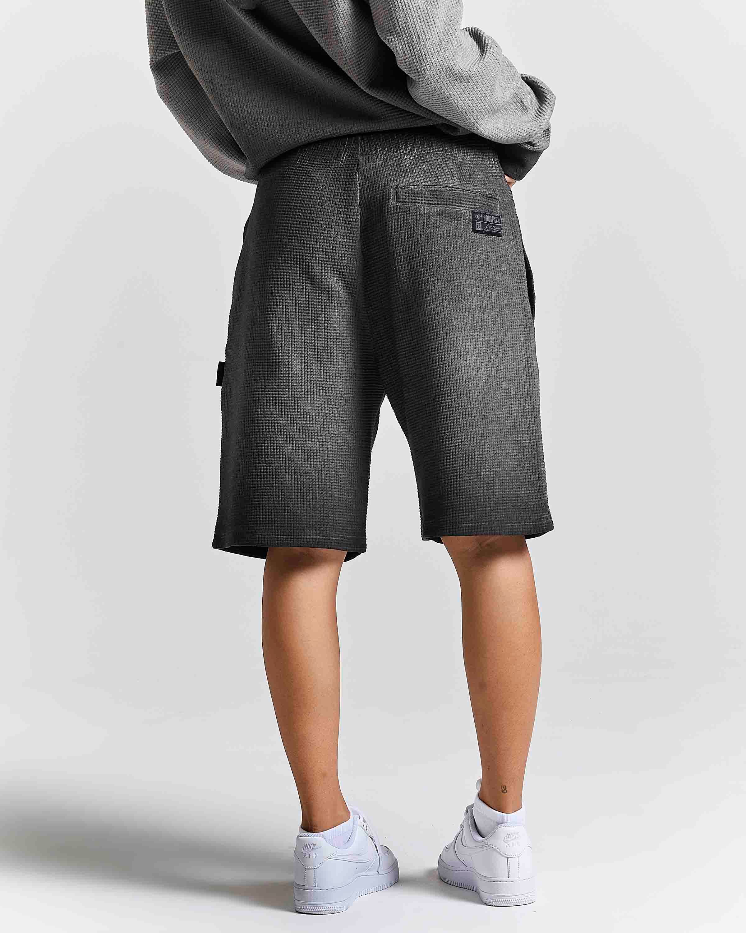 Fuel Jog Shorts - Grey/Black by Hoodrich