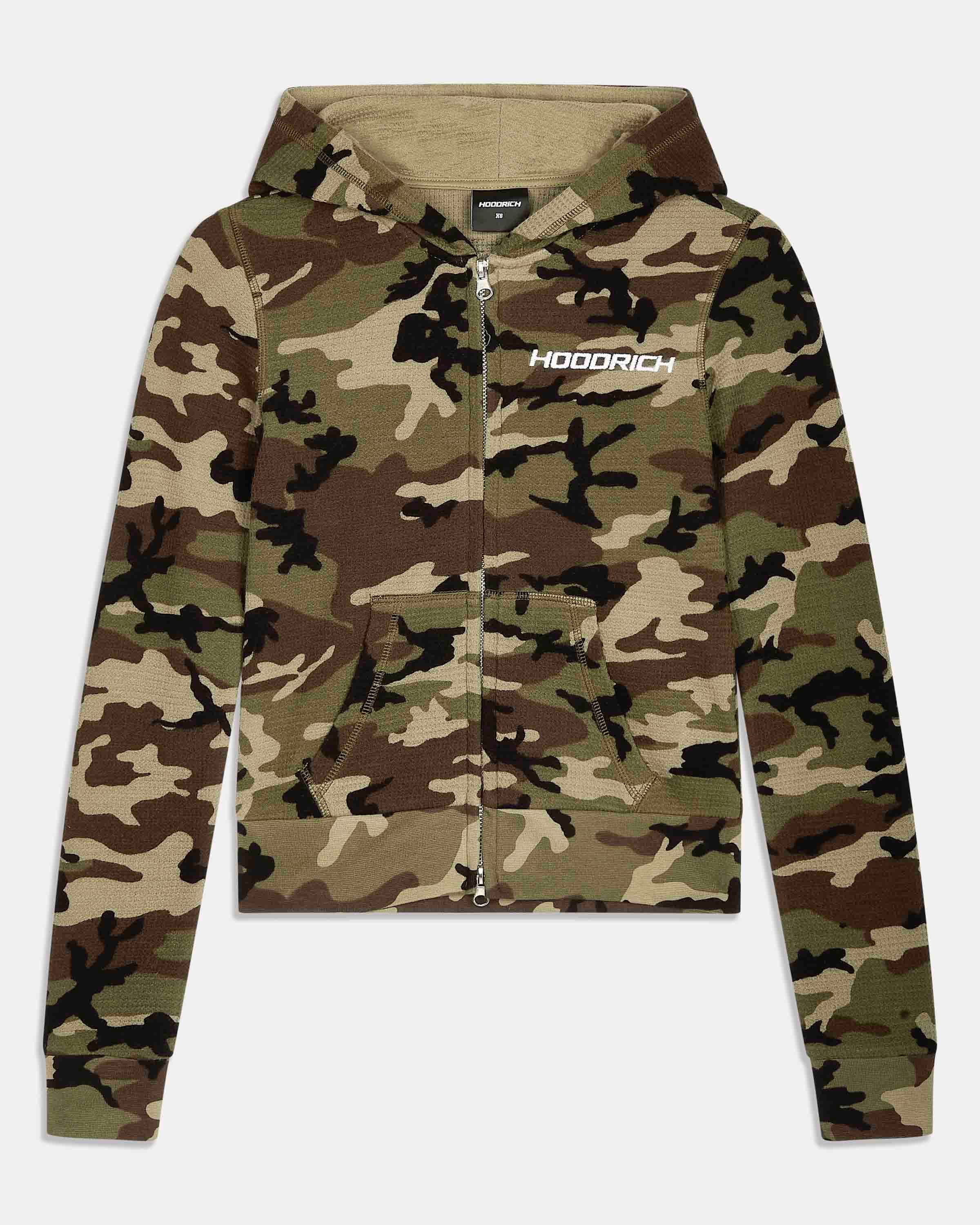 Formation Slim Fit Track Top - Camo by Hoodrich