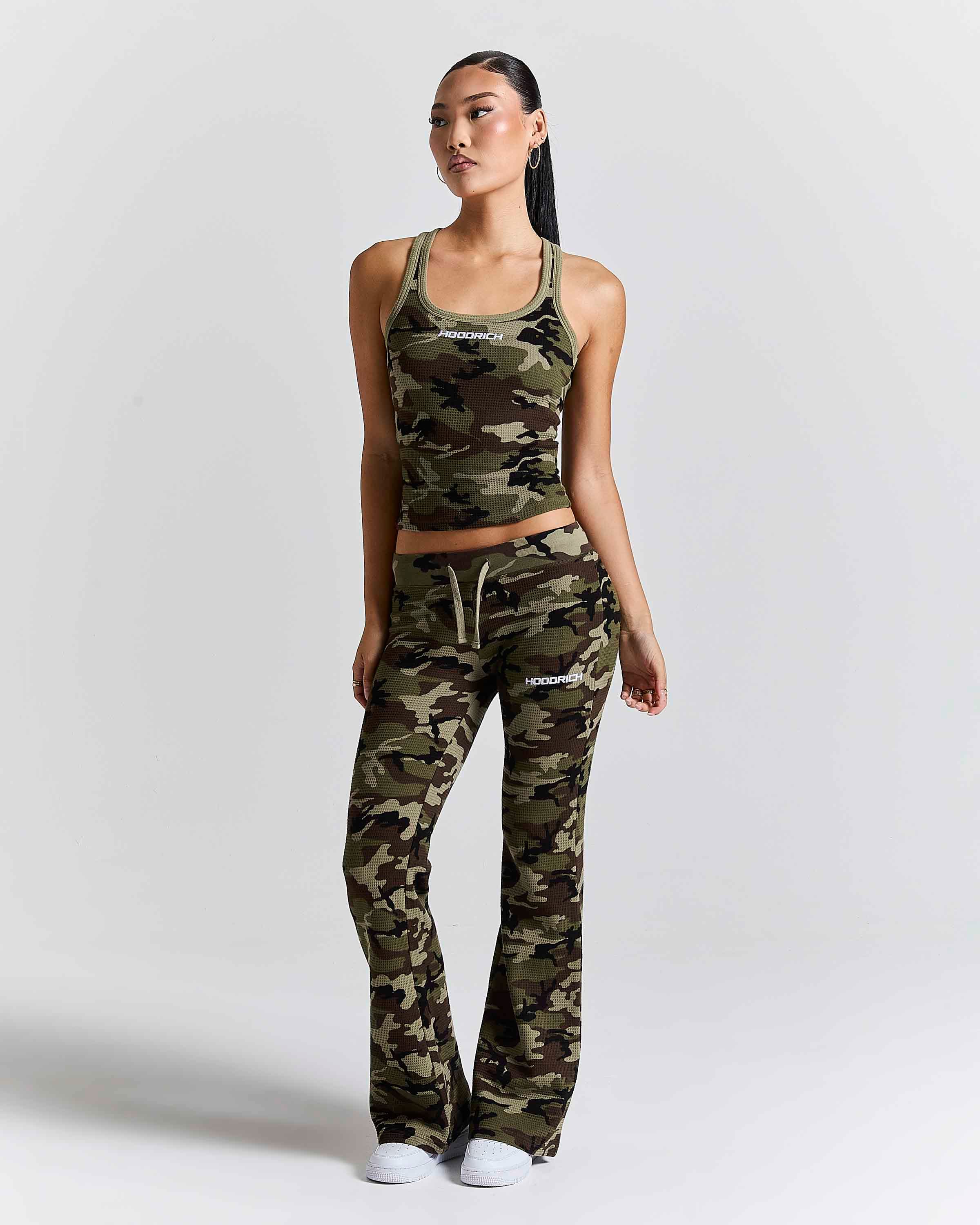 Formation Slim Fit Track Bottoms - Camo by Hoodrich