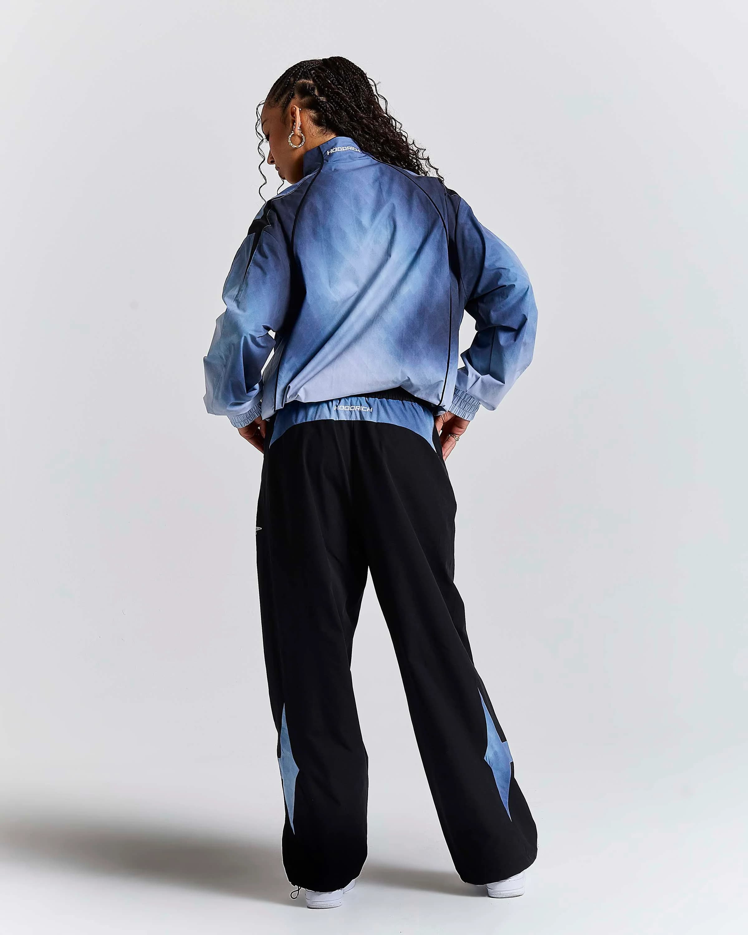 Frame Infra Football Shell Jacket - Black/Blue 14