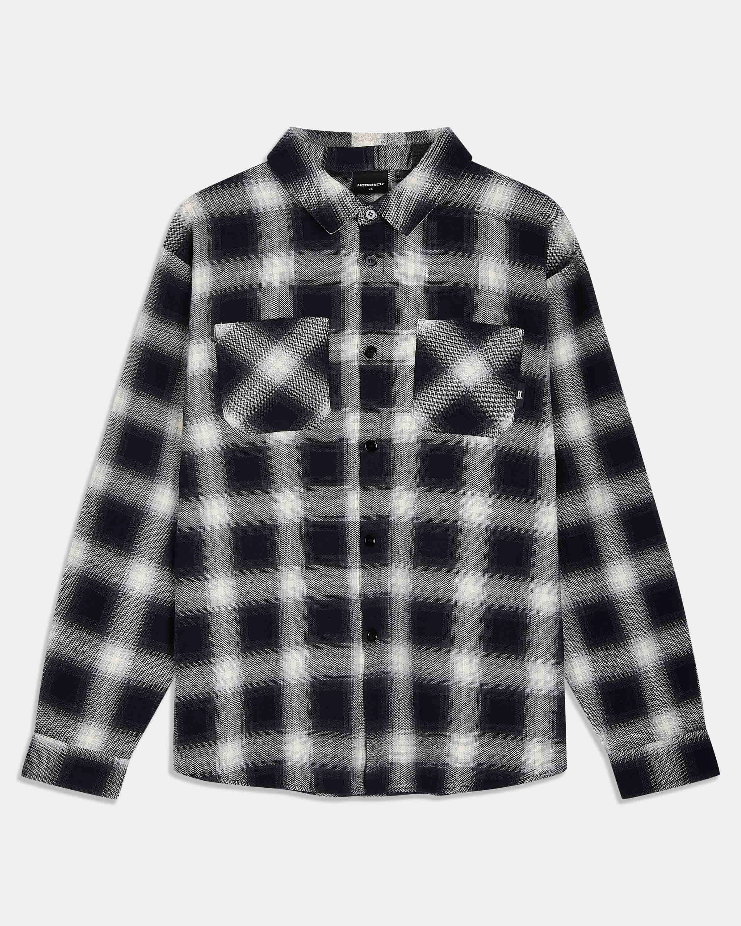 Cast Flannel Shirt - Black by Hoodrich