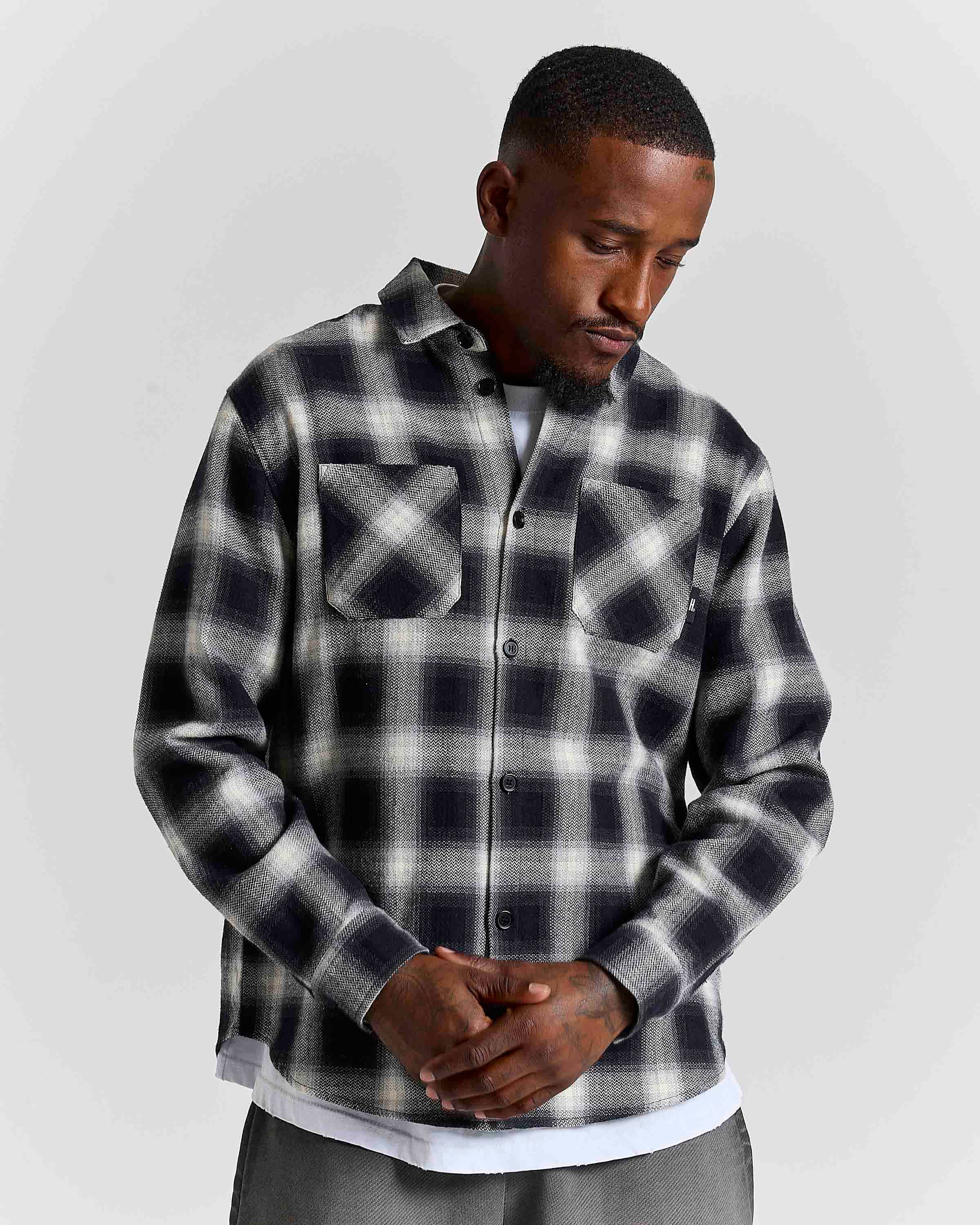 Cast Flannel Shirt - Black 2