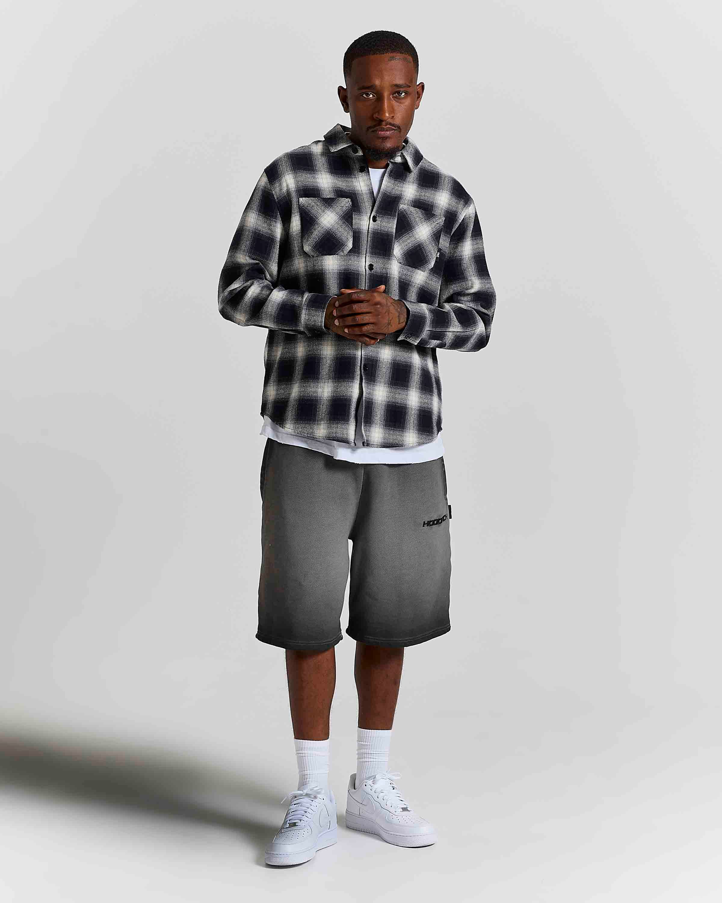 Cast Flannel Shirt - Black 8