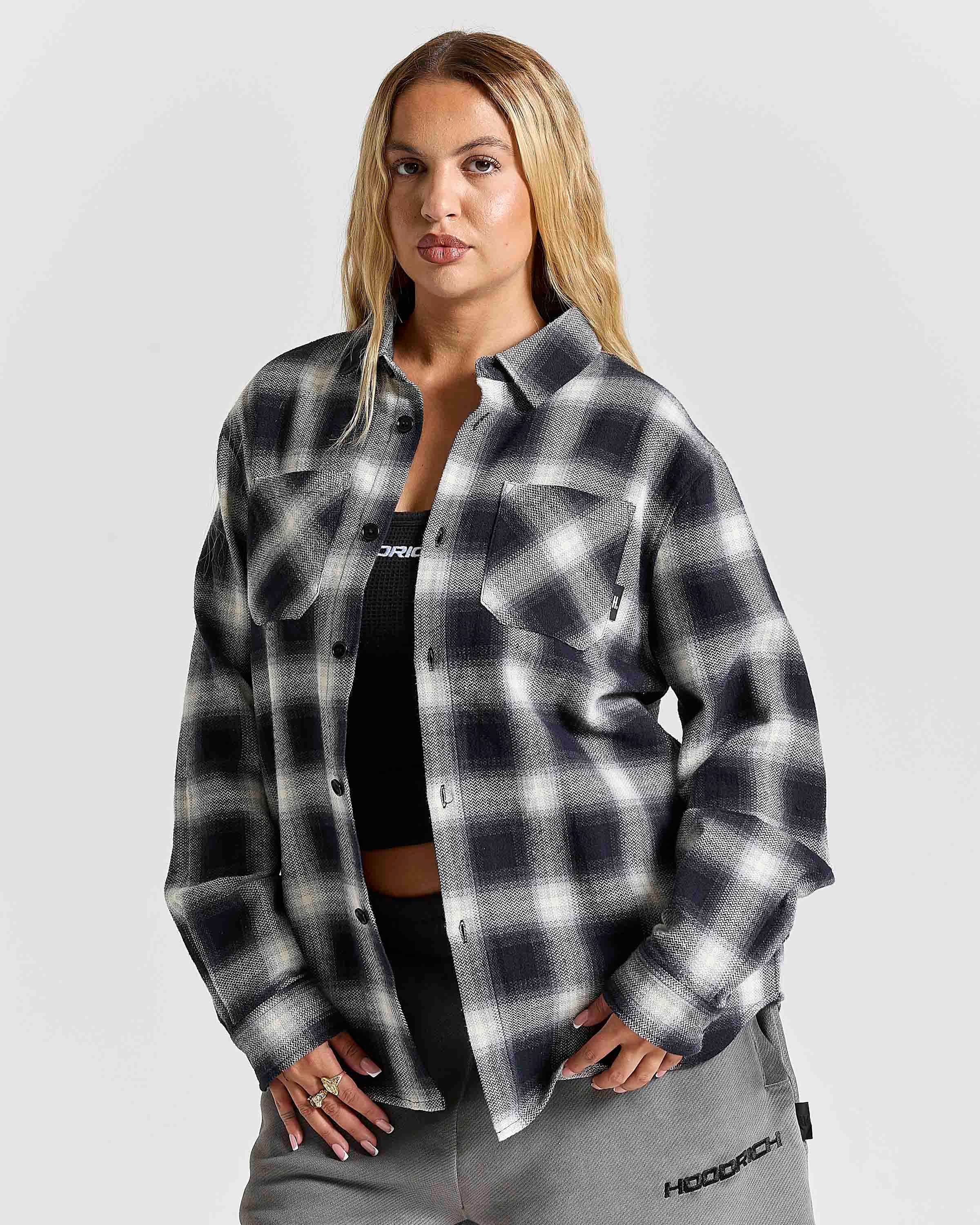 Cast Flannel Shirt - Black 10