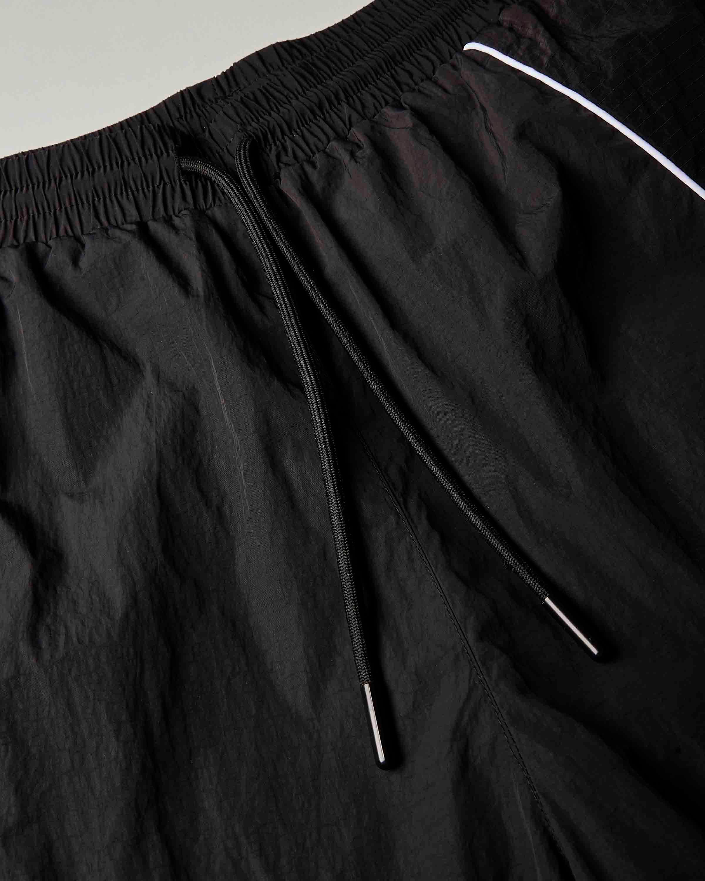 Chaser H Panel Shorts - Black by Hoodrich