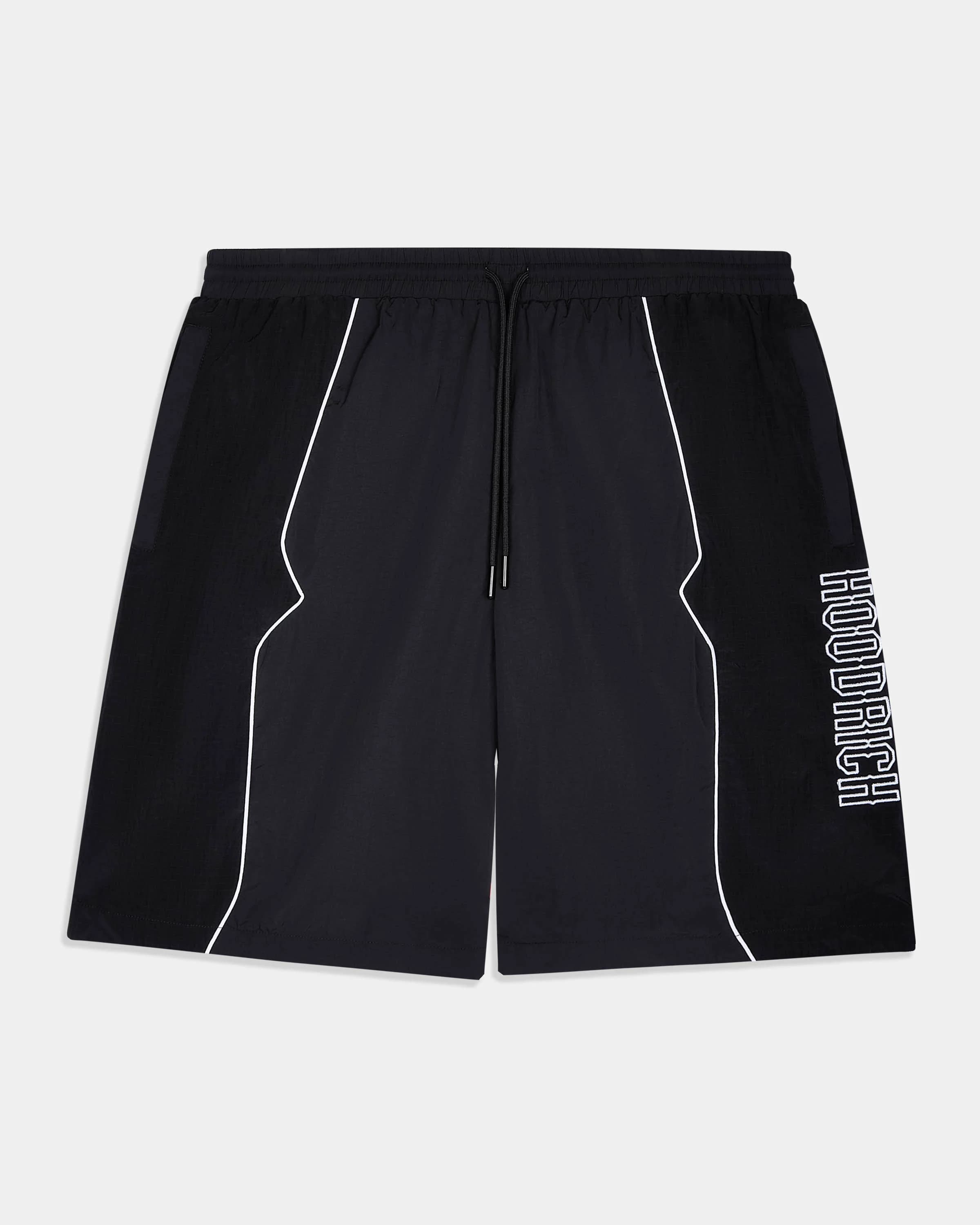 Chaser H Panel Shorts - Black by Hoodrich