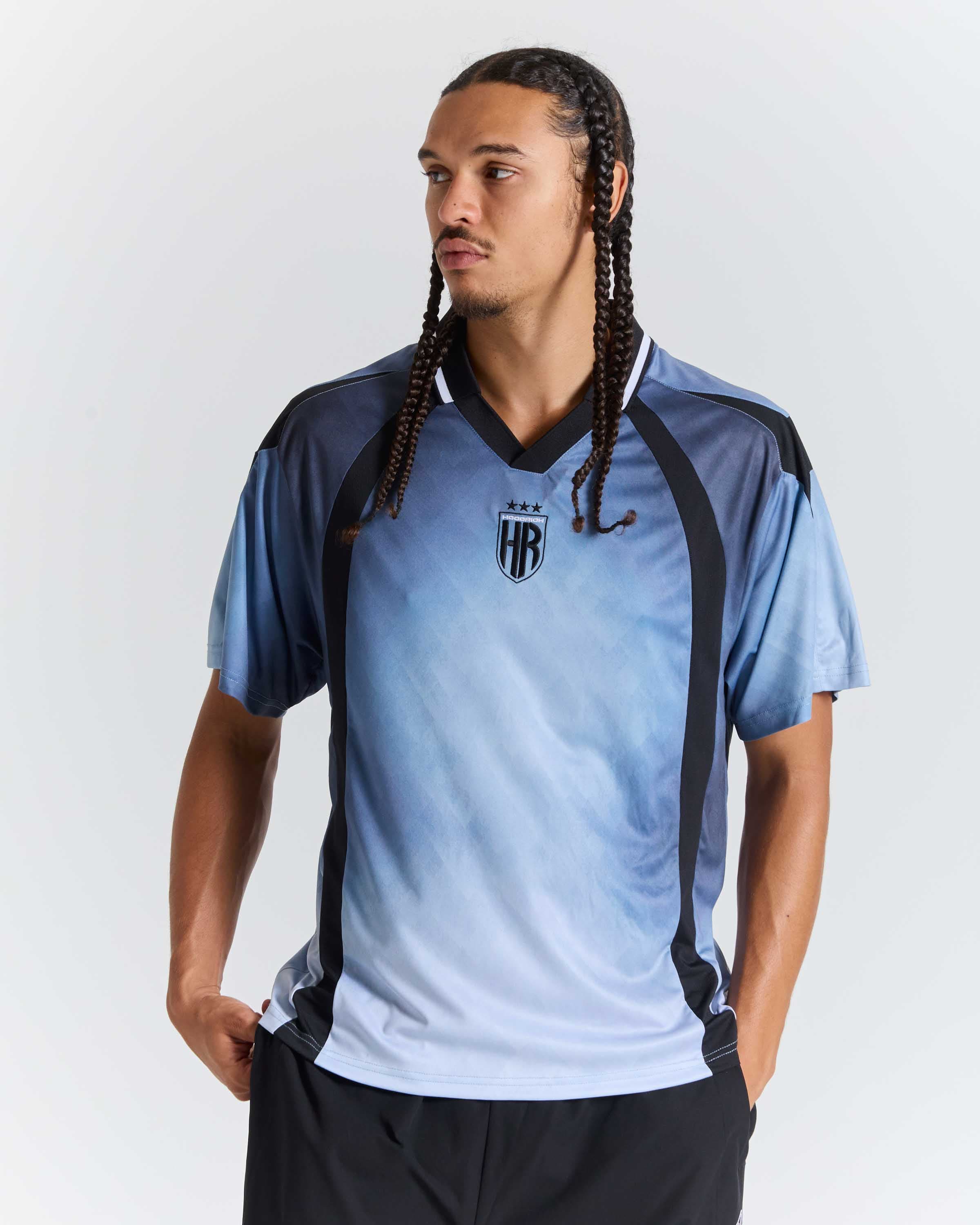 Frame Infra Football Top - Black/Blue 2