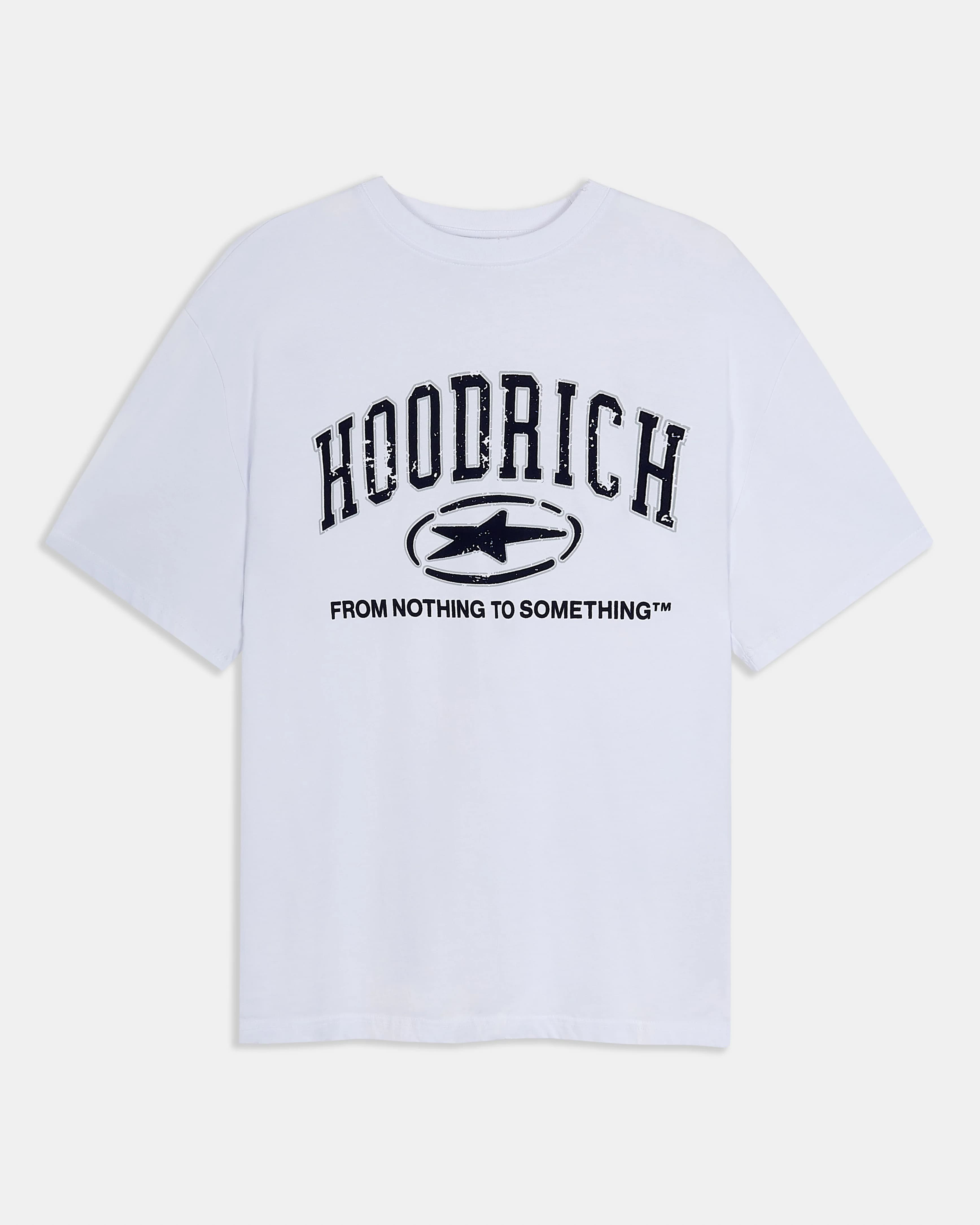 Fray Regular Fit Tee - White by Hoodrich
