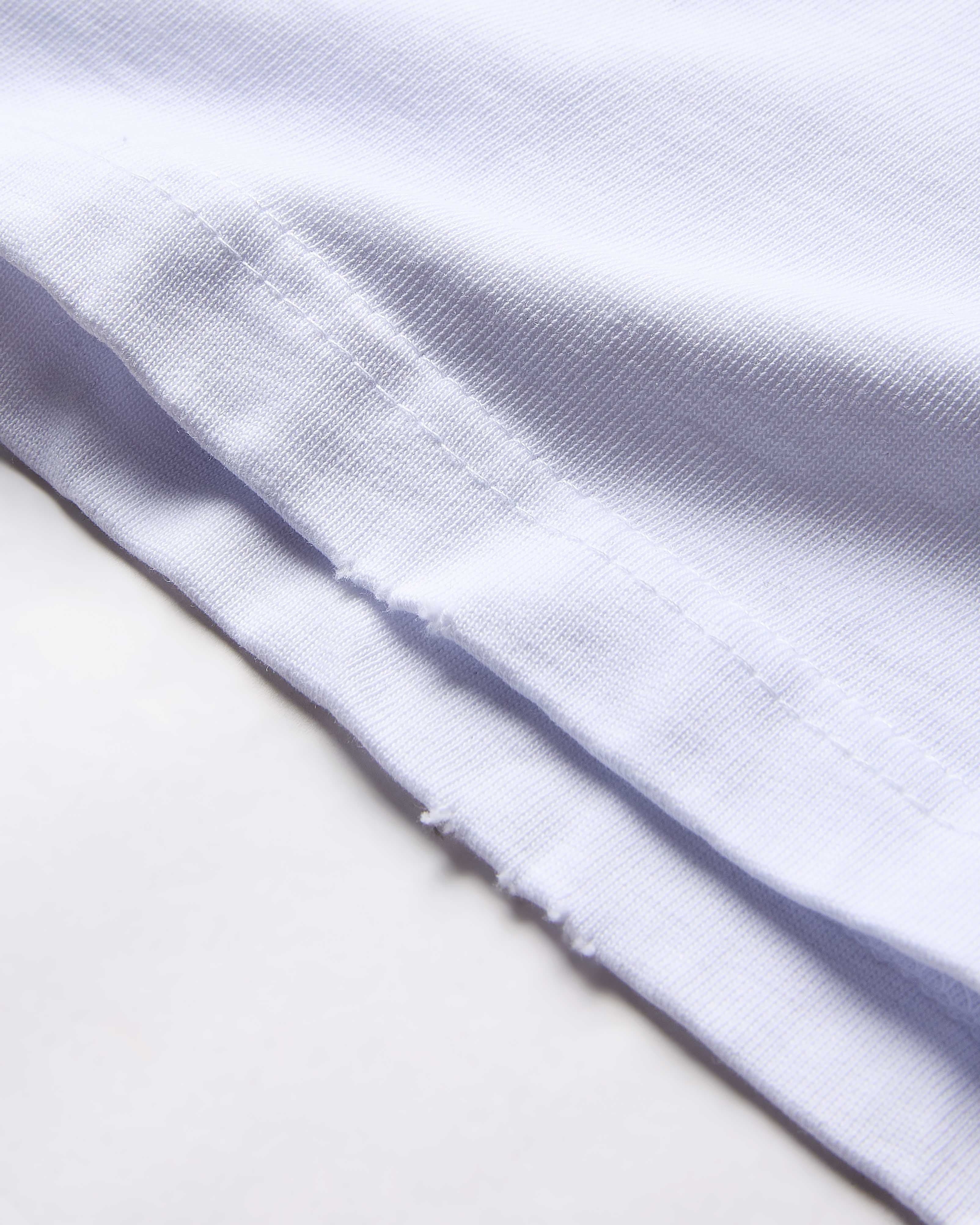 Fray Regular Fit Tee - White 4