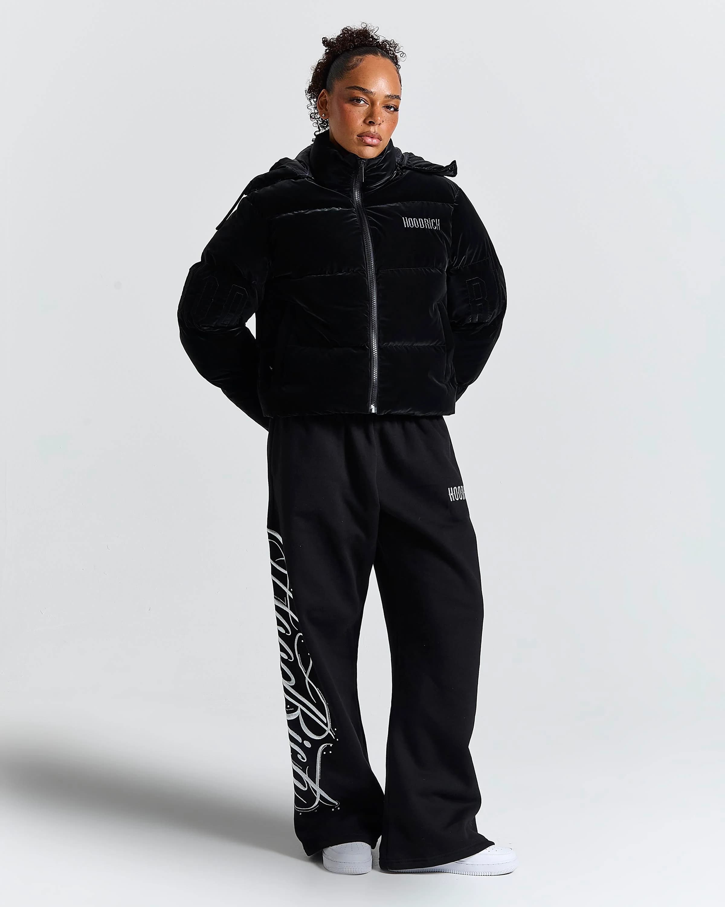 Vanta Puffer Jacket - Black by Hoodrich