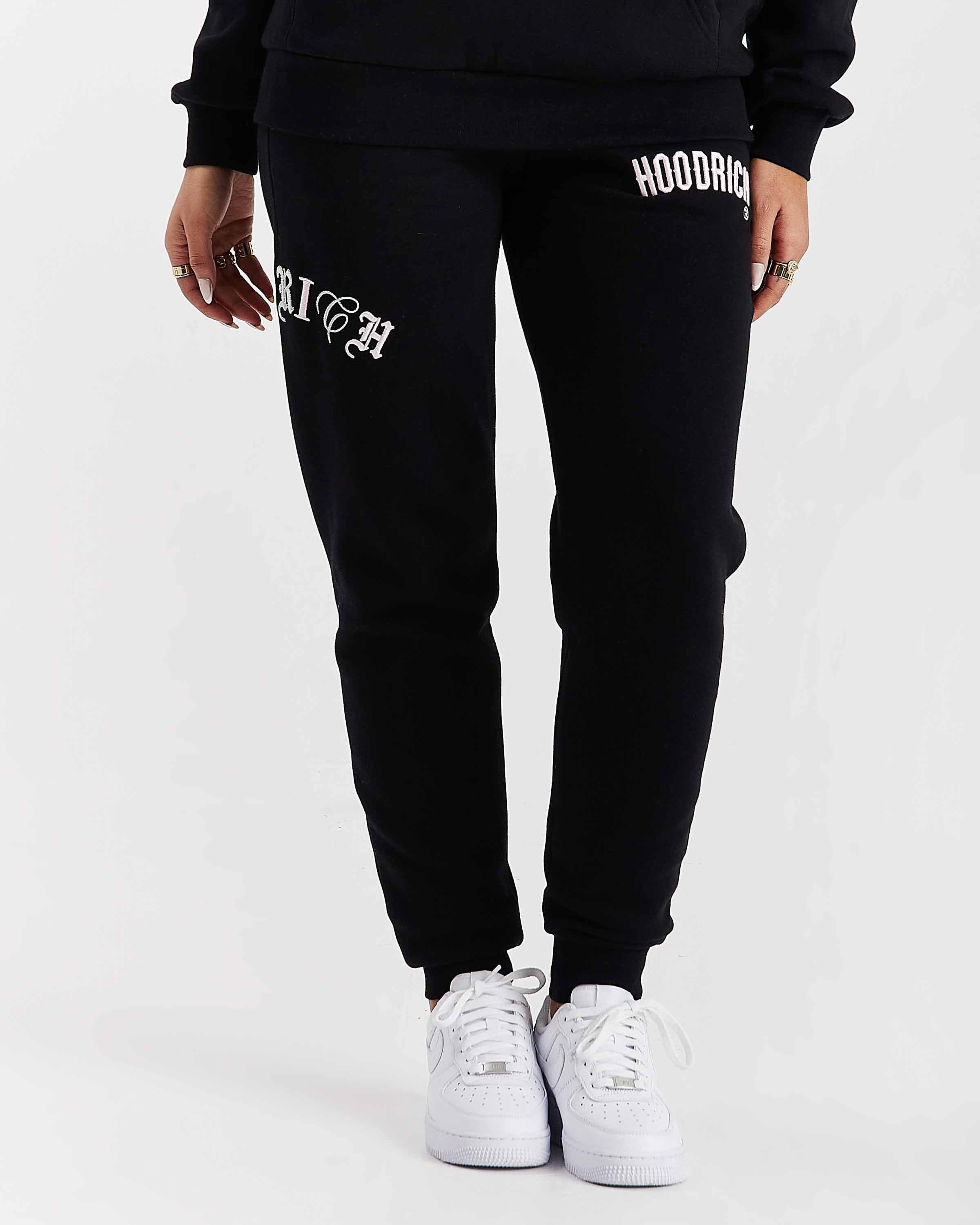 Calor Slim Joggers - Black/Pink/Silver 8