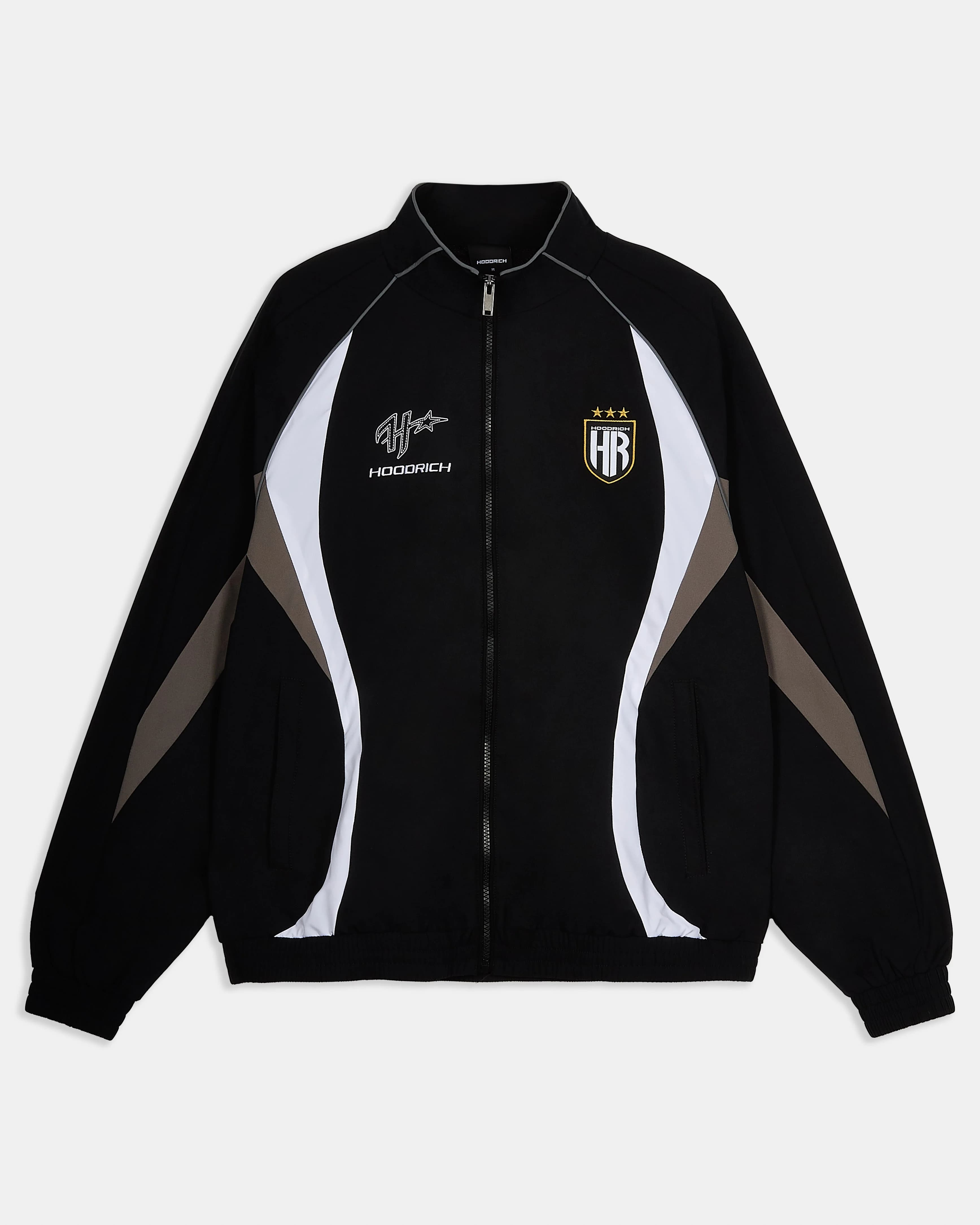 Glide Away Football Shell Jacket - Black by Hoodrich