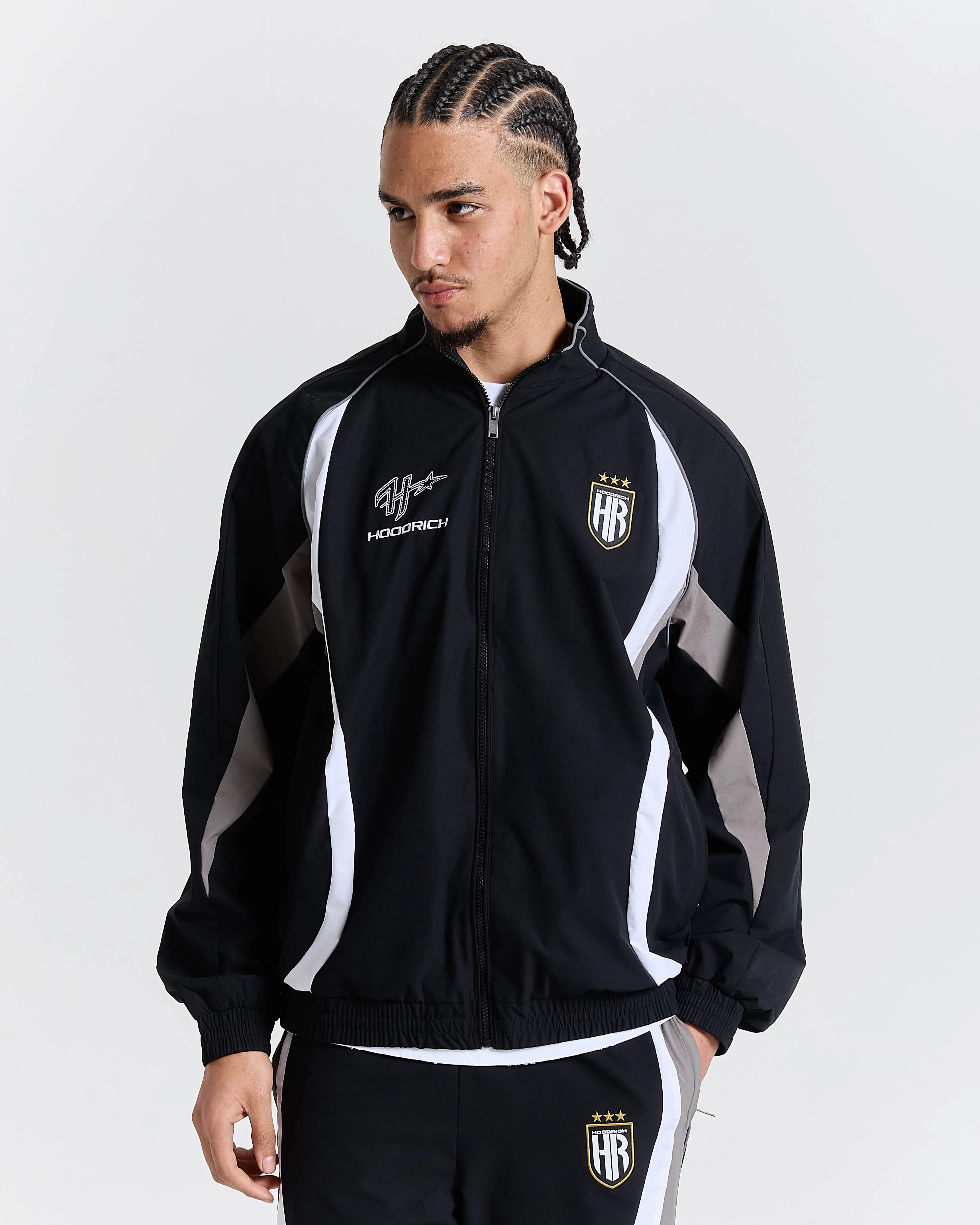 Glide Away Football Shell Jacket - Black 2