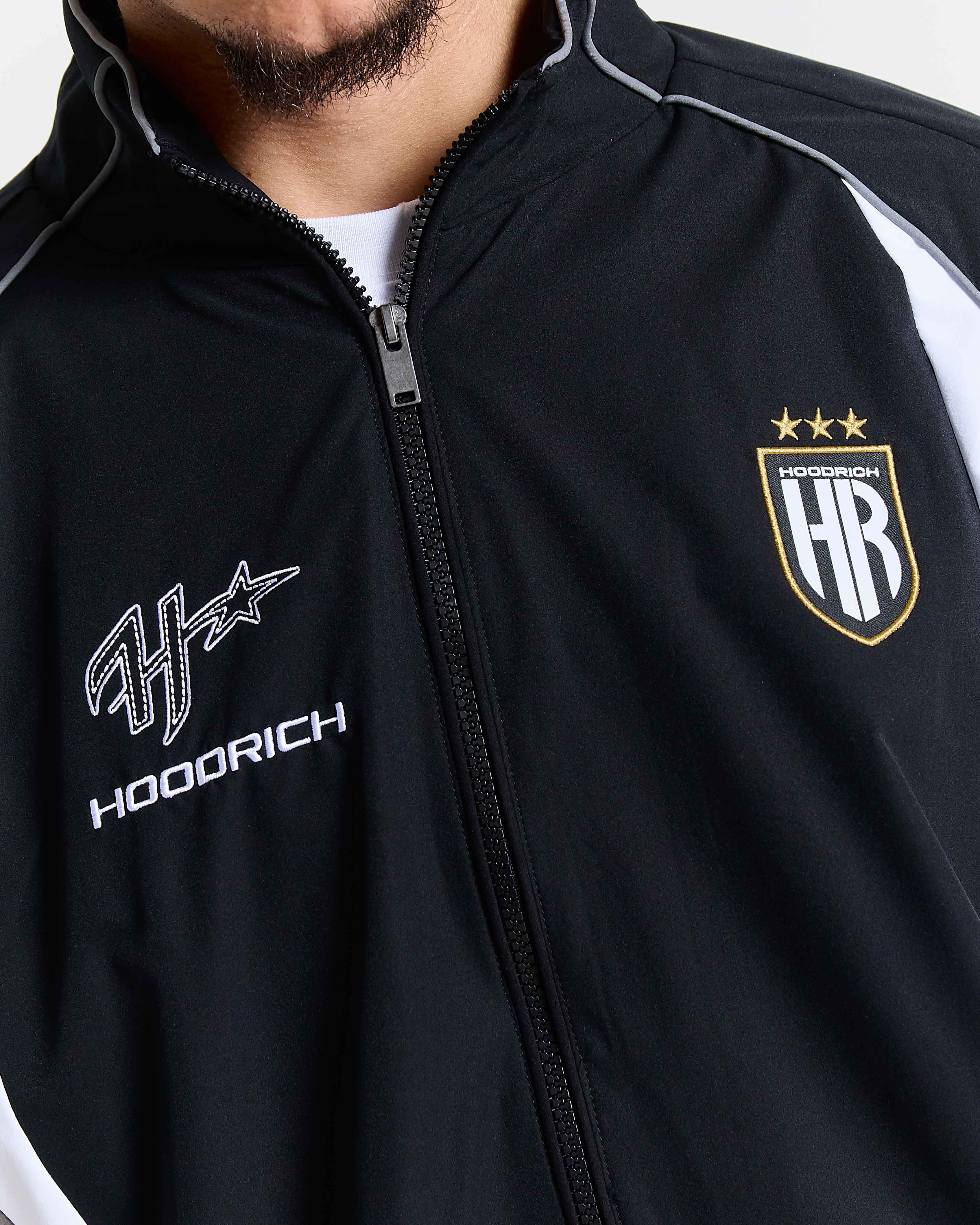 Glide Away Football Shell Jacket - Black 3