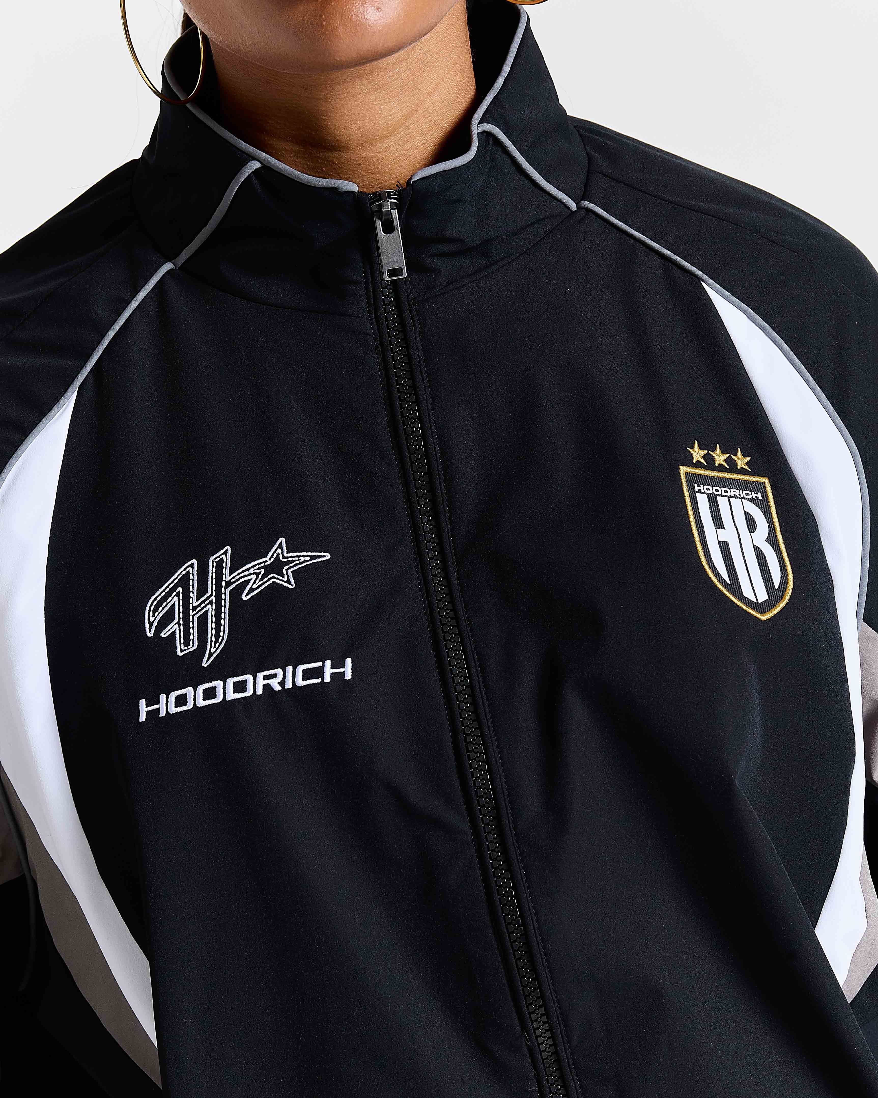 Glide Away Football Shell Jacket - Black 12