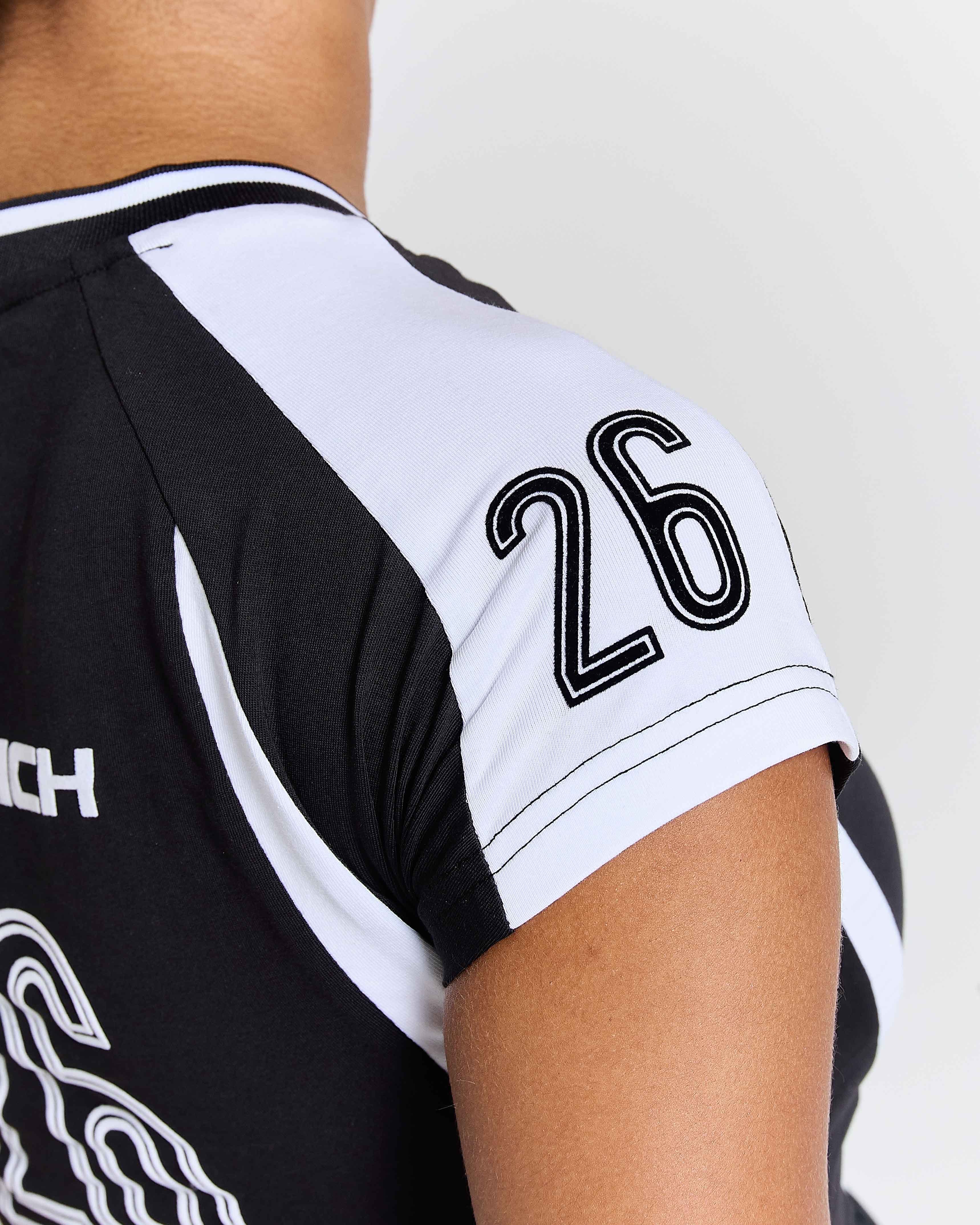 Glide Football Kit T-Shirt - Black 6